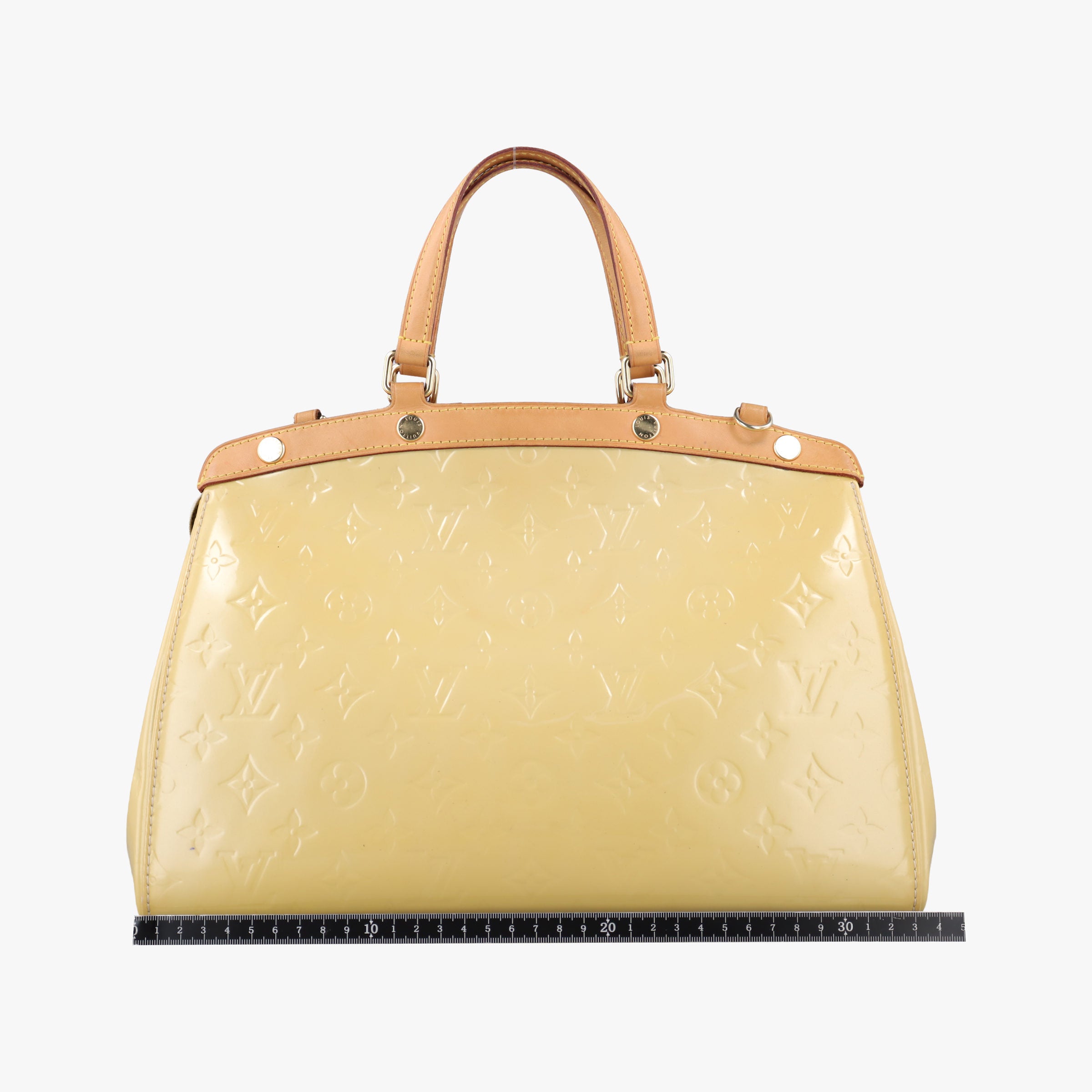 Pre-owned Louis Vuitton Brea MM Dunne Vernis M90180 handbag | stylenewstar