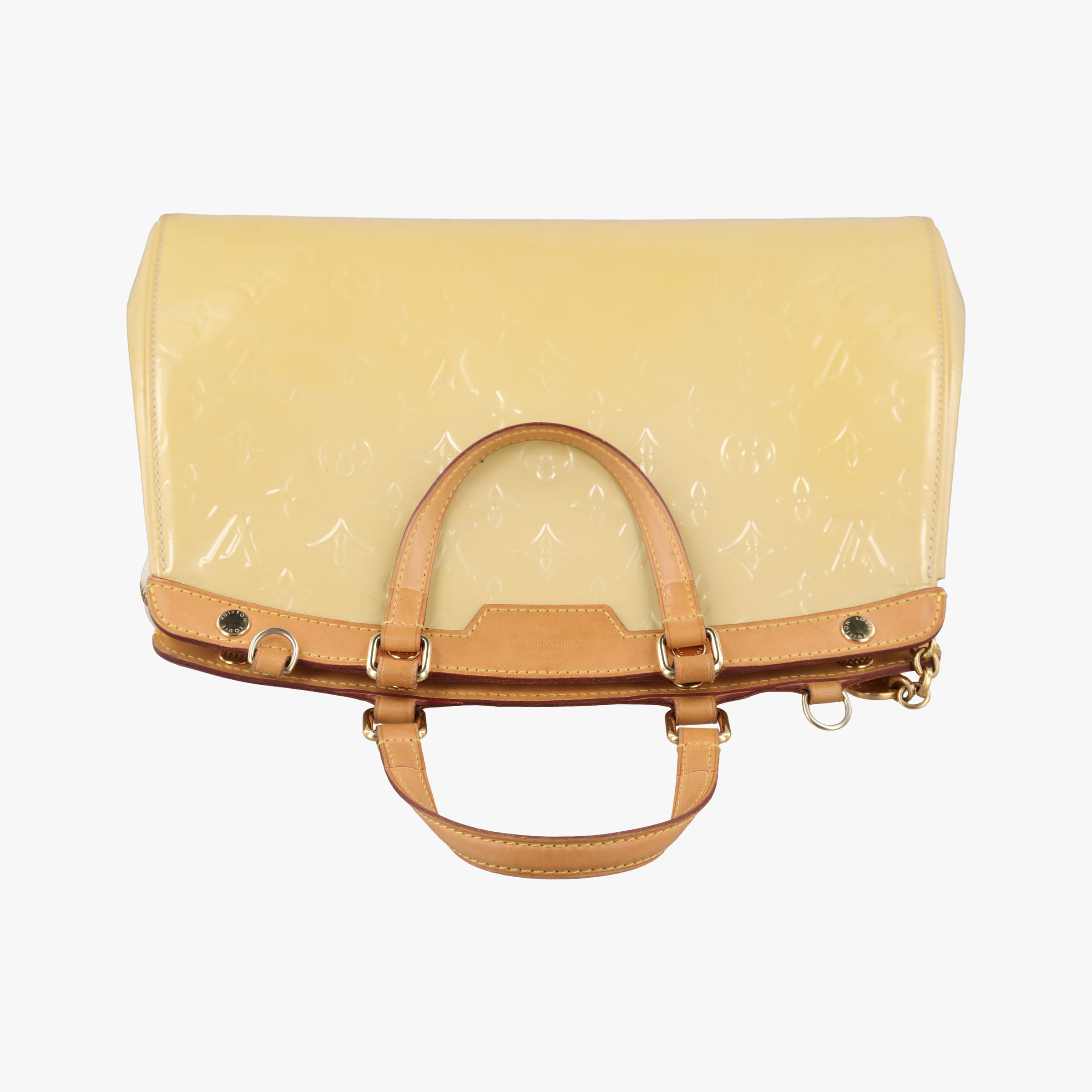 Pre-owned Louis Vuitton Brea MM Dunne Vernis M90180 handbag | stylenewstar