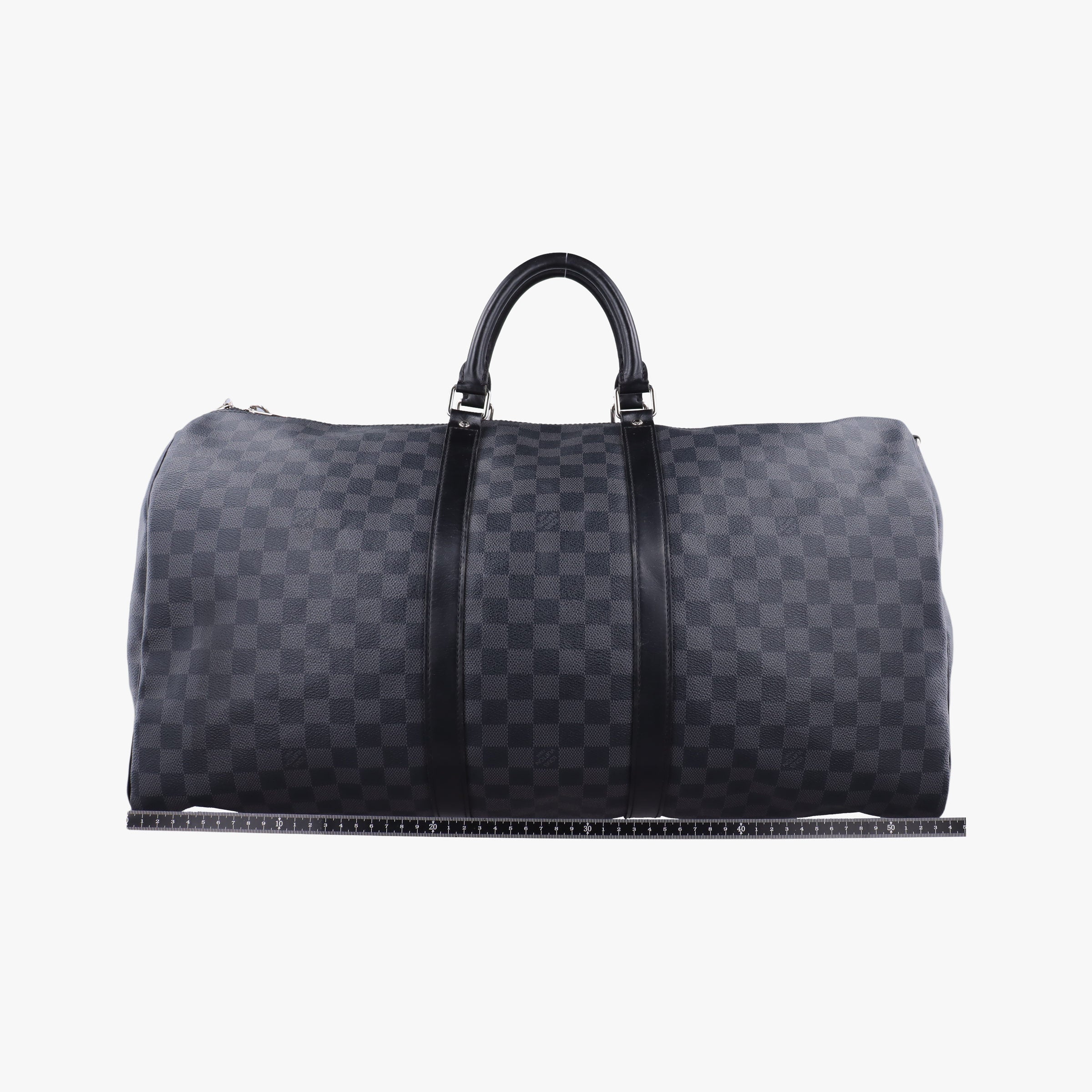 Pre-owned Louis Vuitton Keepall Bandouliere 55 Noir Damier Graphite N41413 bostonbag | stylenewstar