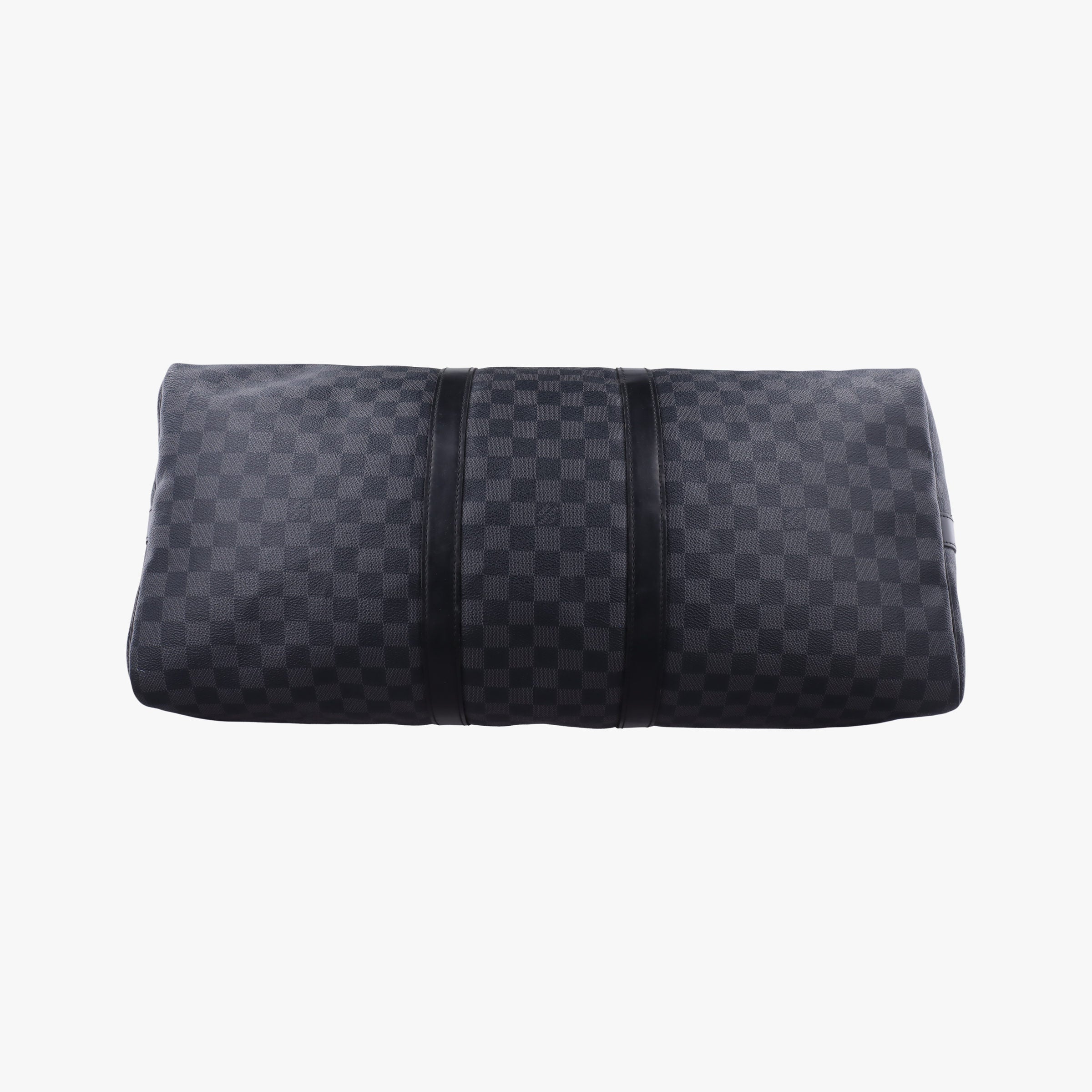 Pre-owned Louis Vuitton Keepall Bandouliere 55 Noir Damier Graphite N41413 bostonbag | stylenewstar