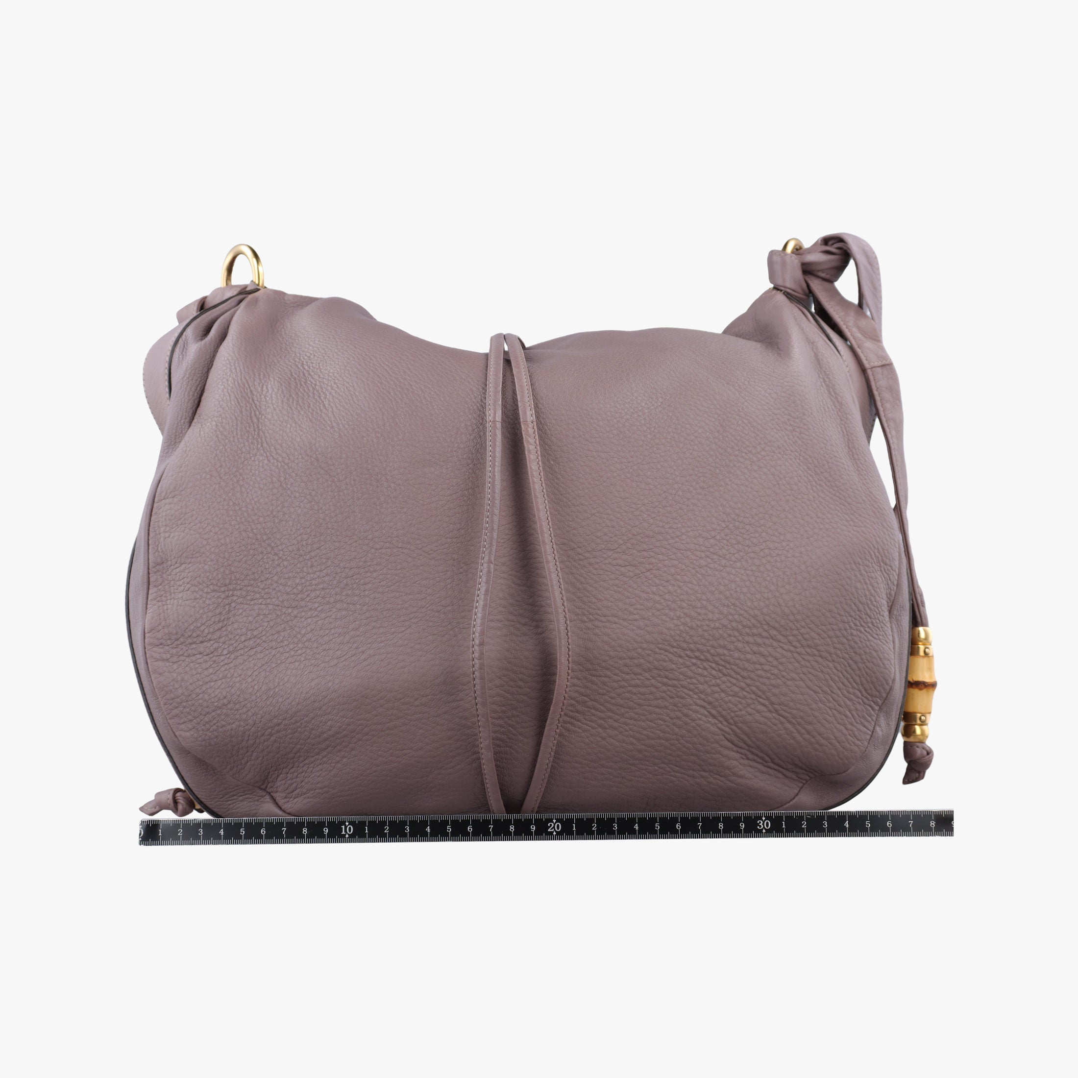 Vintage Gucci Bamboo 1921  Mauve Leather 232940 shoulderbag | stylenewstar