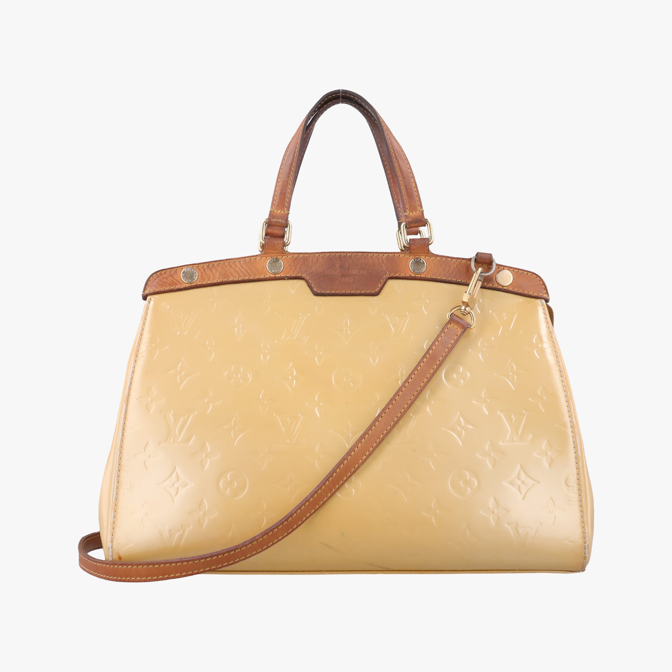 Pre-owned Louis Vuitton Brea MM Dunne Vernis M90180 shoulderbag | stylenewstar