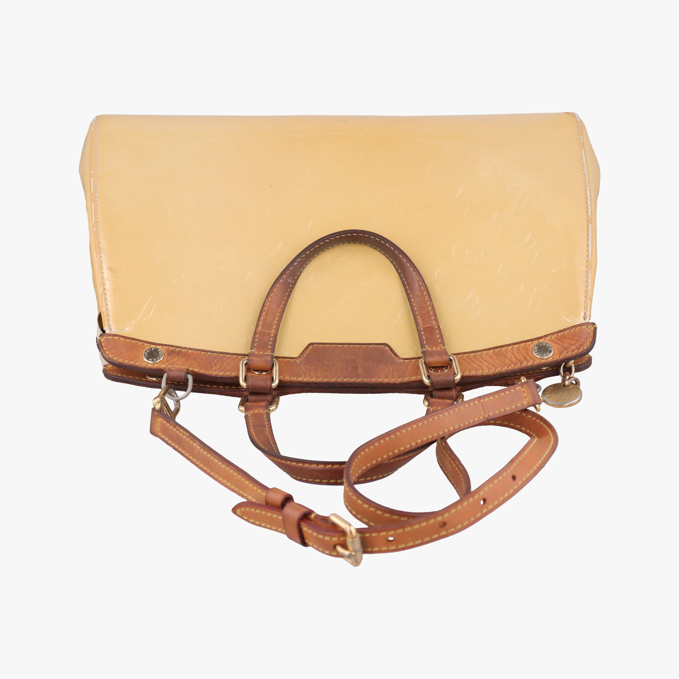 Pre-owned Louis Vuitton Brea MM Dunne Vernis M90180 shoulderbag | stylenewstar