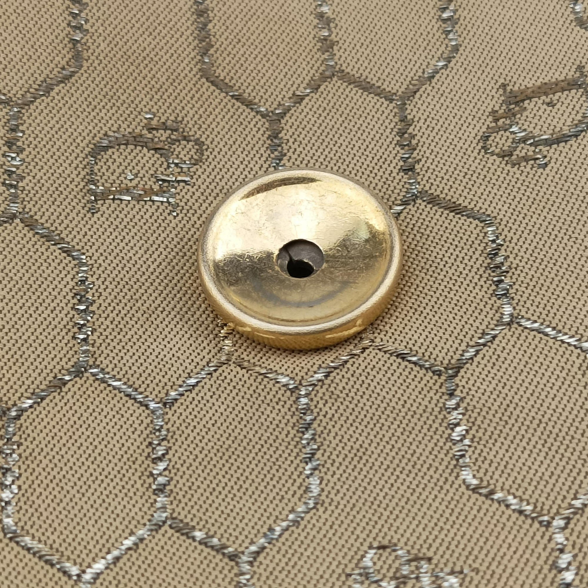Pre-owned Christian Dior honeycomb pattern Beige canvas  shoulderbag | stylenewstar