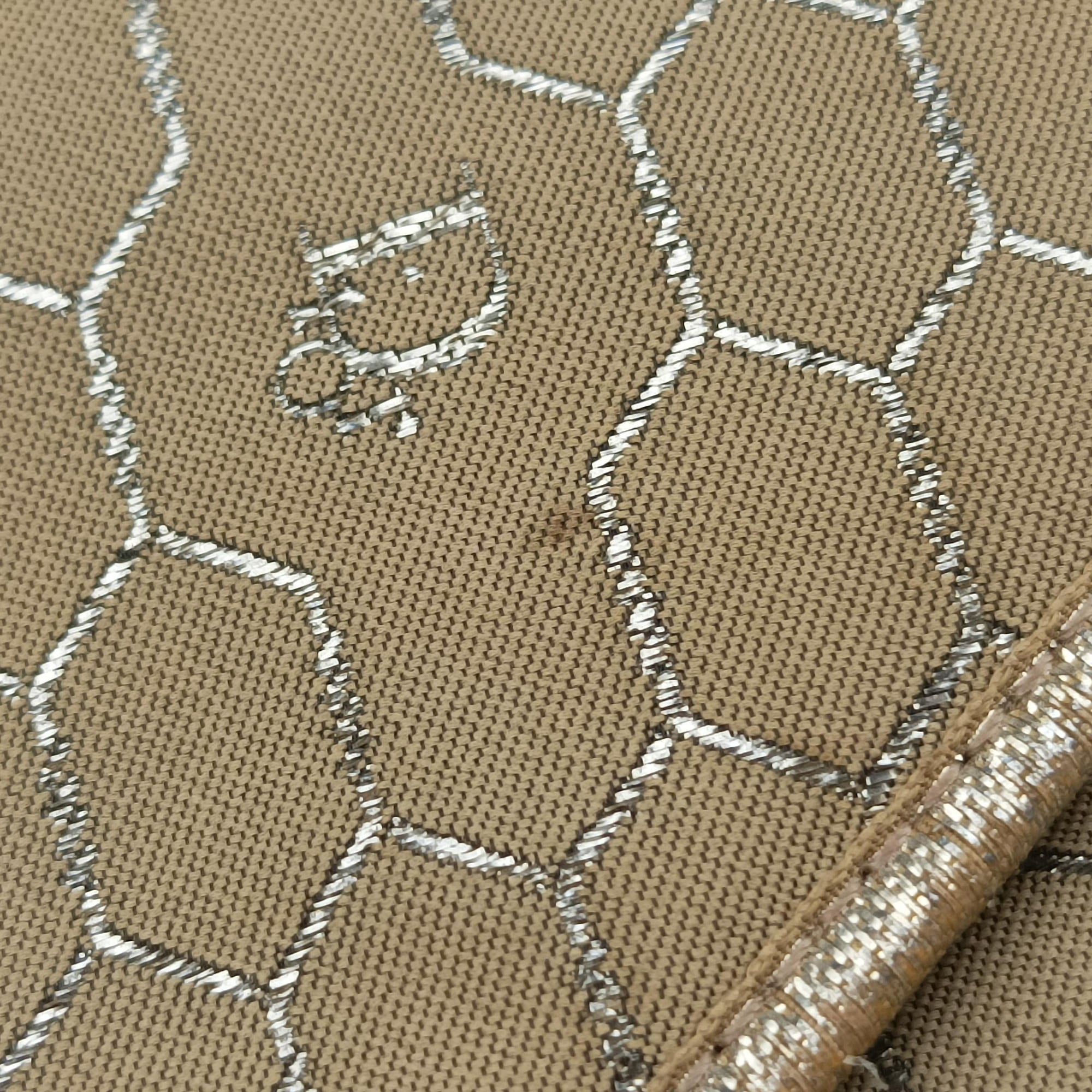 Pre-owned Christian Dior honeycomb pattern Beige canvas  shoulderbag | stylenewstar