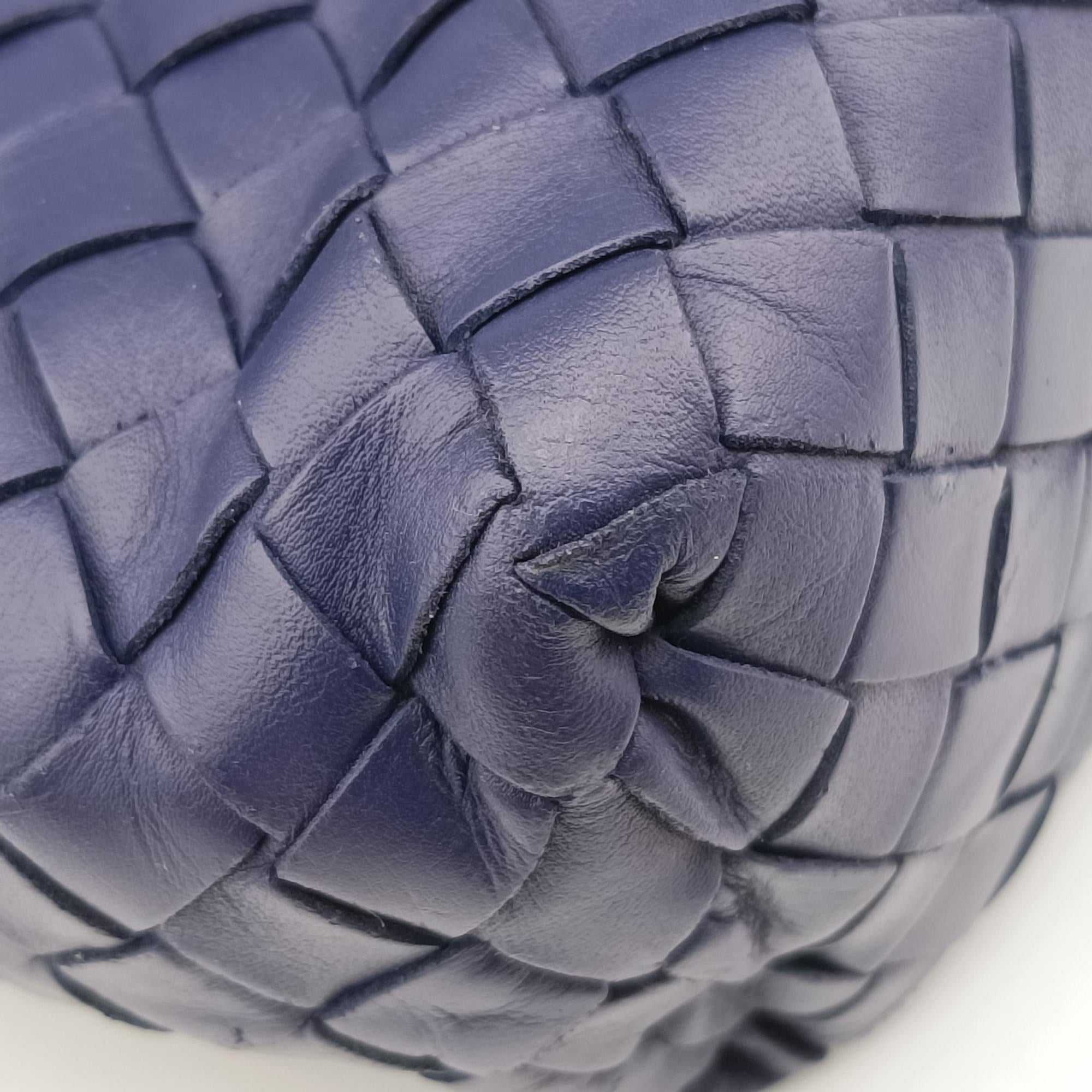 Vintage Bottega Veneta Intrecciato Briefcase Purple lambskin  shoulderbag | stylenewstar