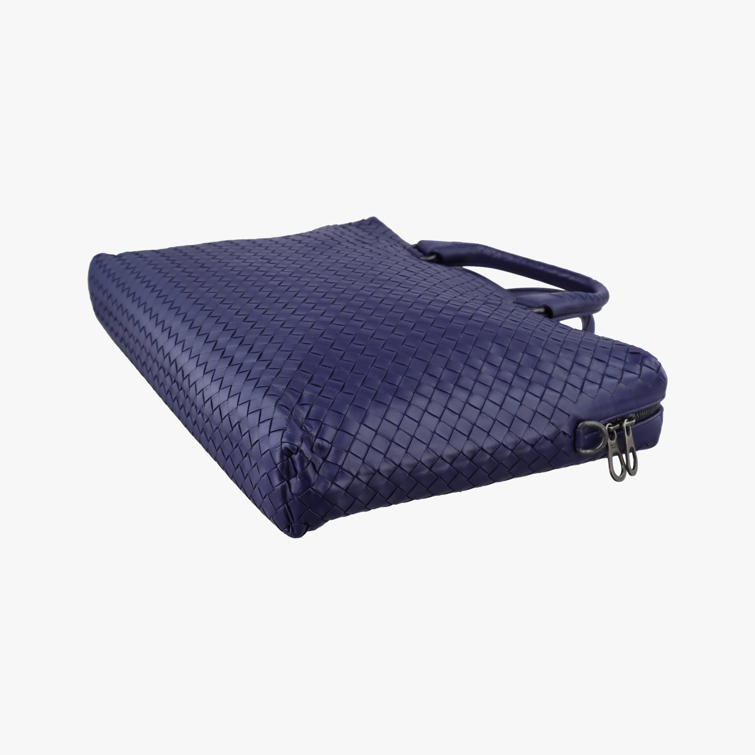 Vintage Bottega Veneta Intrecciato Briefcase Purple lambskin  shoulderbag | stylenewstar