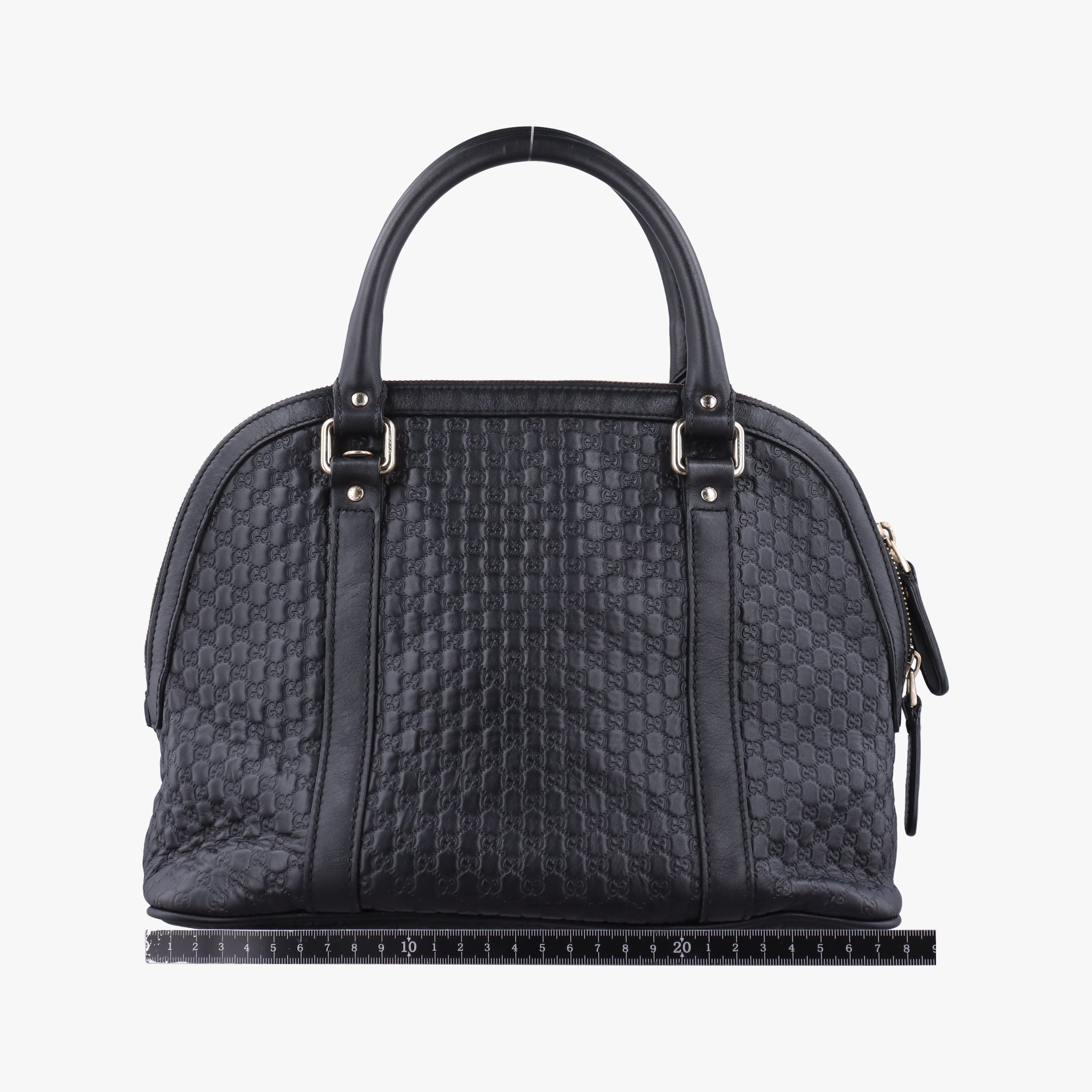 Secondhand Gucci Microguccissima Black Leather 449663 handbag | stylenewstar