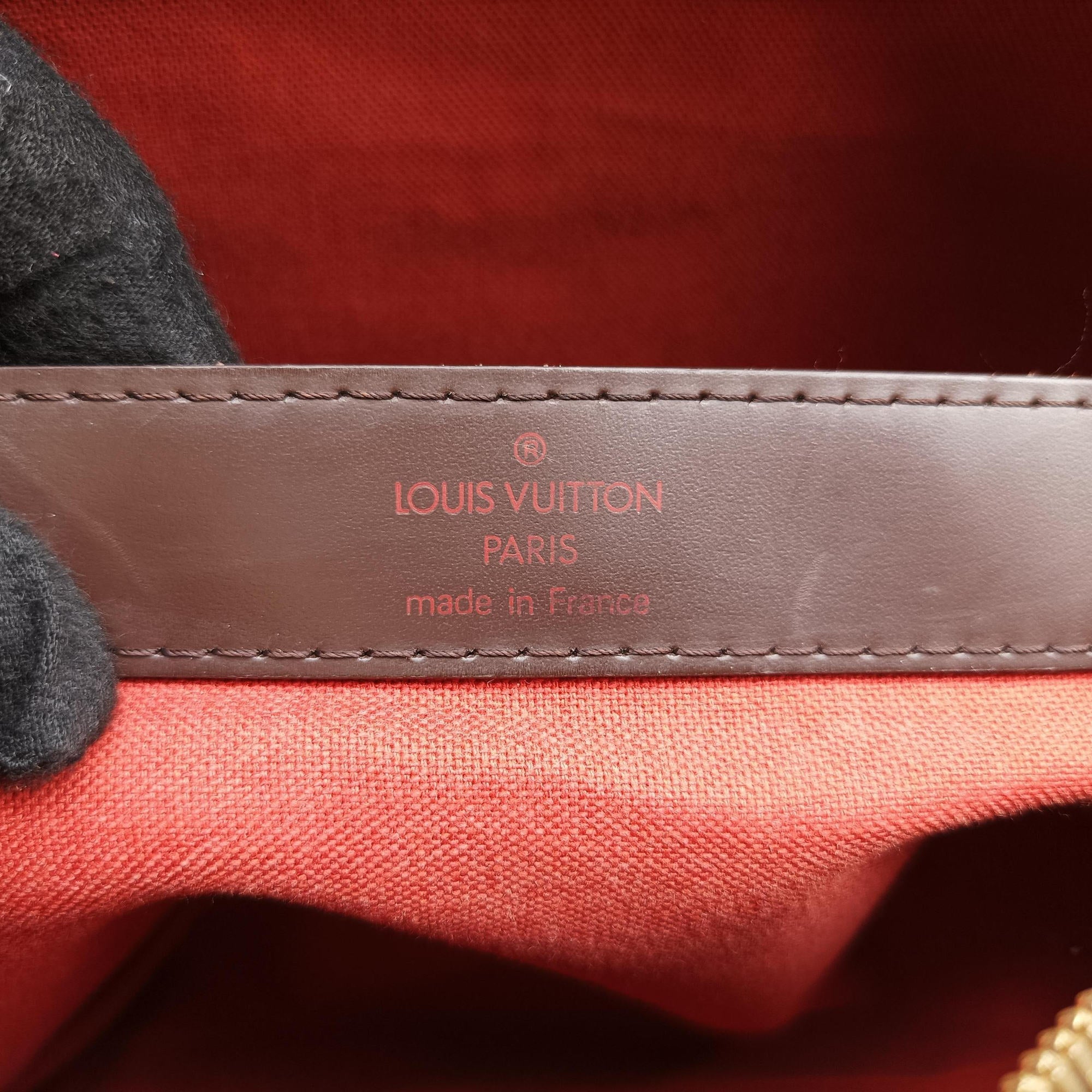 Secondhand Louis Vuitton NAVIGLIO EBENE Damier Canvas N45255 shoulderbag | stylenewstar