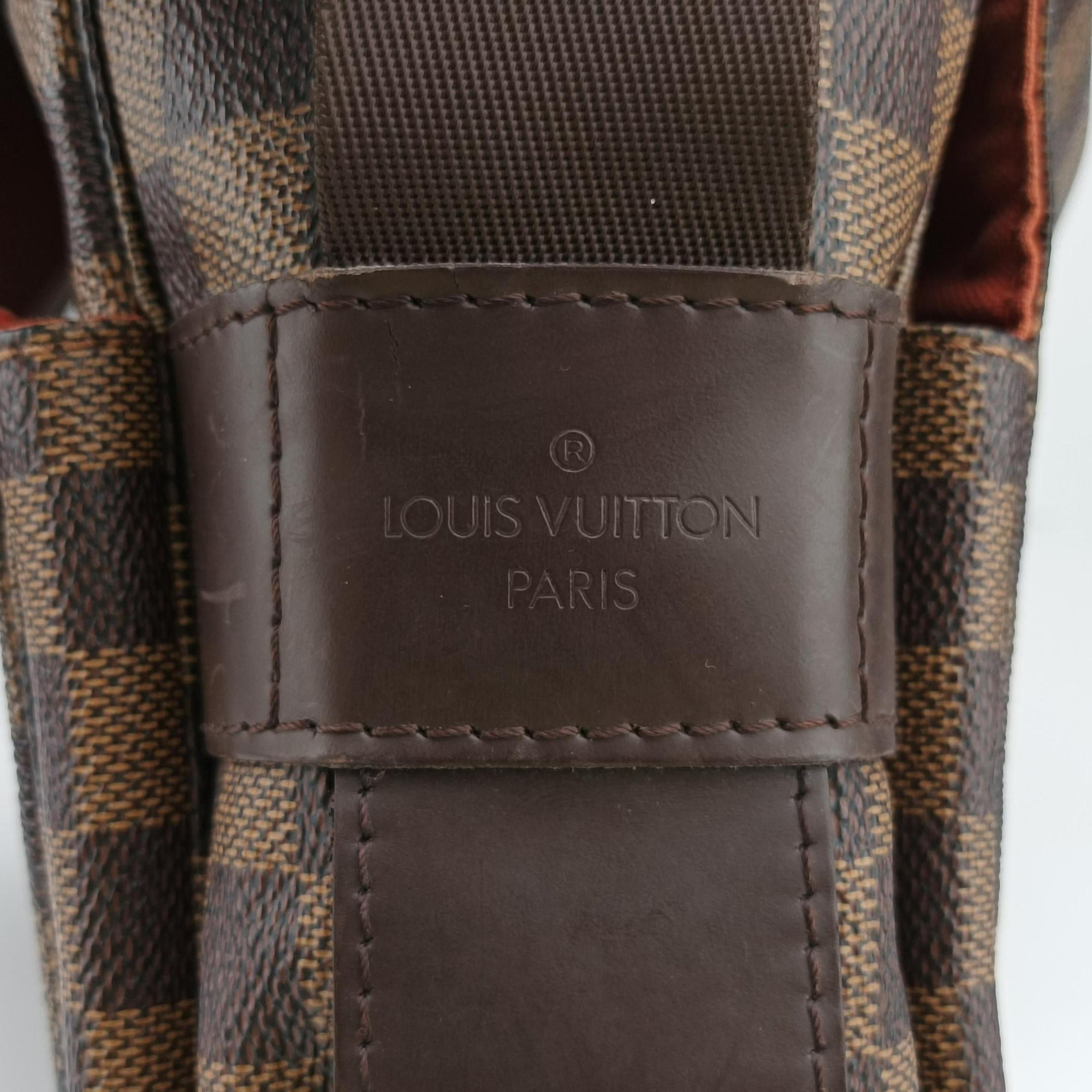 Secondhand Louis Vuitton NAVIGLIO EBENE Damier Canvas N45255 shoulderbag | stylenewstar