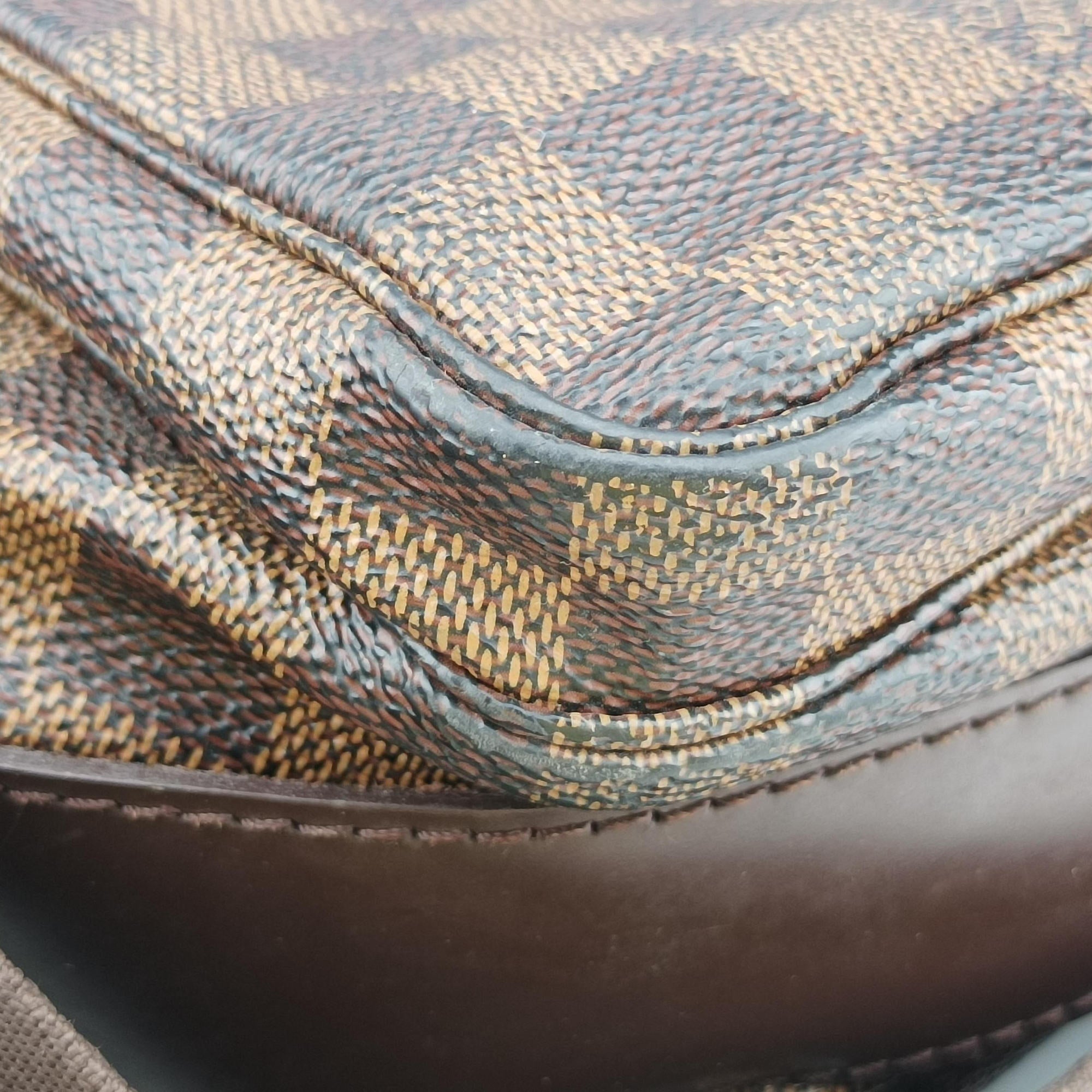 Secondhand Louis Vuitton NAVIGLIO EBENE Damier Canvas N45255 shoulderbag | stylenewstar