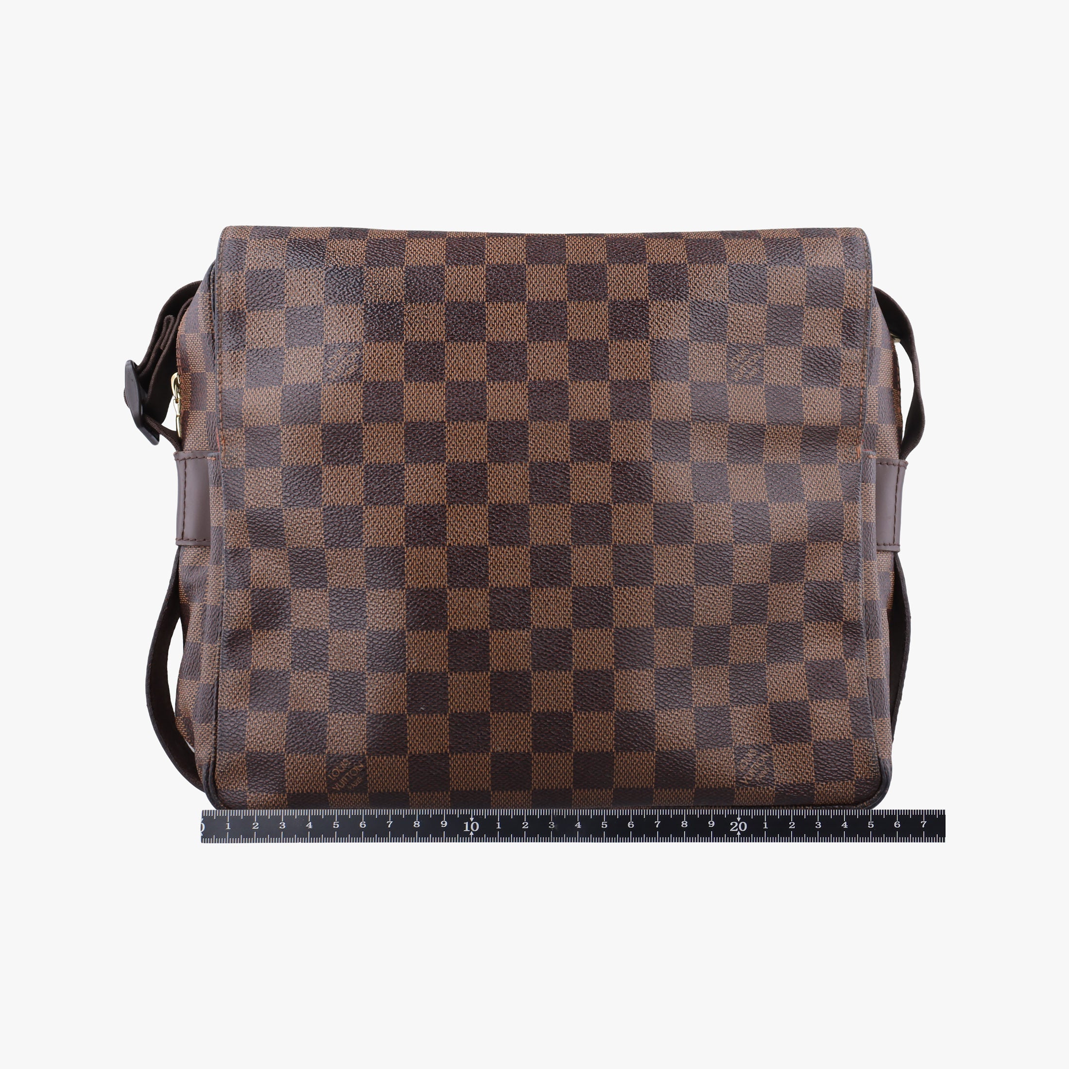 Secondhand Louis Vuitton NAVIGLIO EBENE Damier Canvas N45255 shoulderbag | stylenewstar