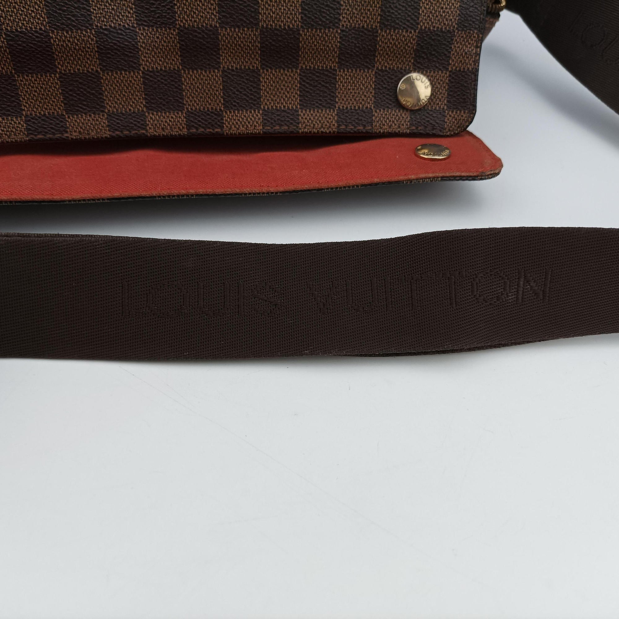 Secondhand Louis Vuitton NAVIGLIO EBENE Damier Canvas N45255 shoulderbag | stylenewstar