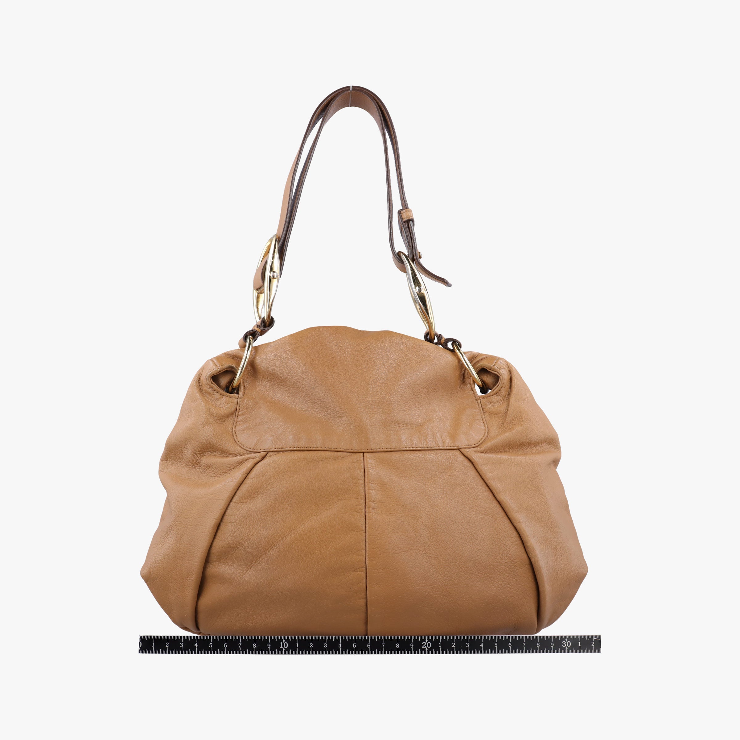 Secondhand Yves Saint Laurent Mombasa Camel Leather 112878 shoulderbag | stylenewstar
