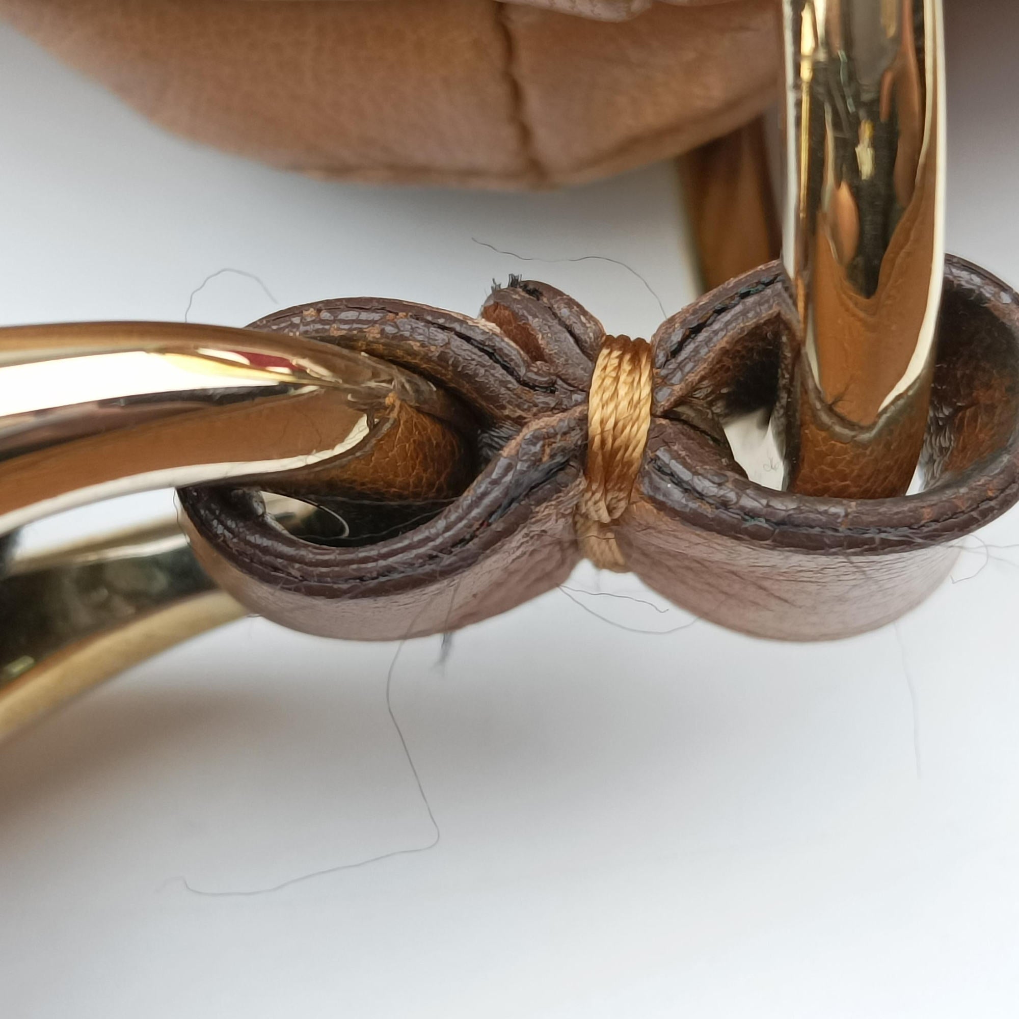 Secondhand Yves Saint Laurent Mombasa Camel Leather 112878 shoulderbag | stylenewstar