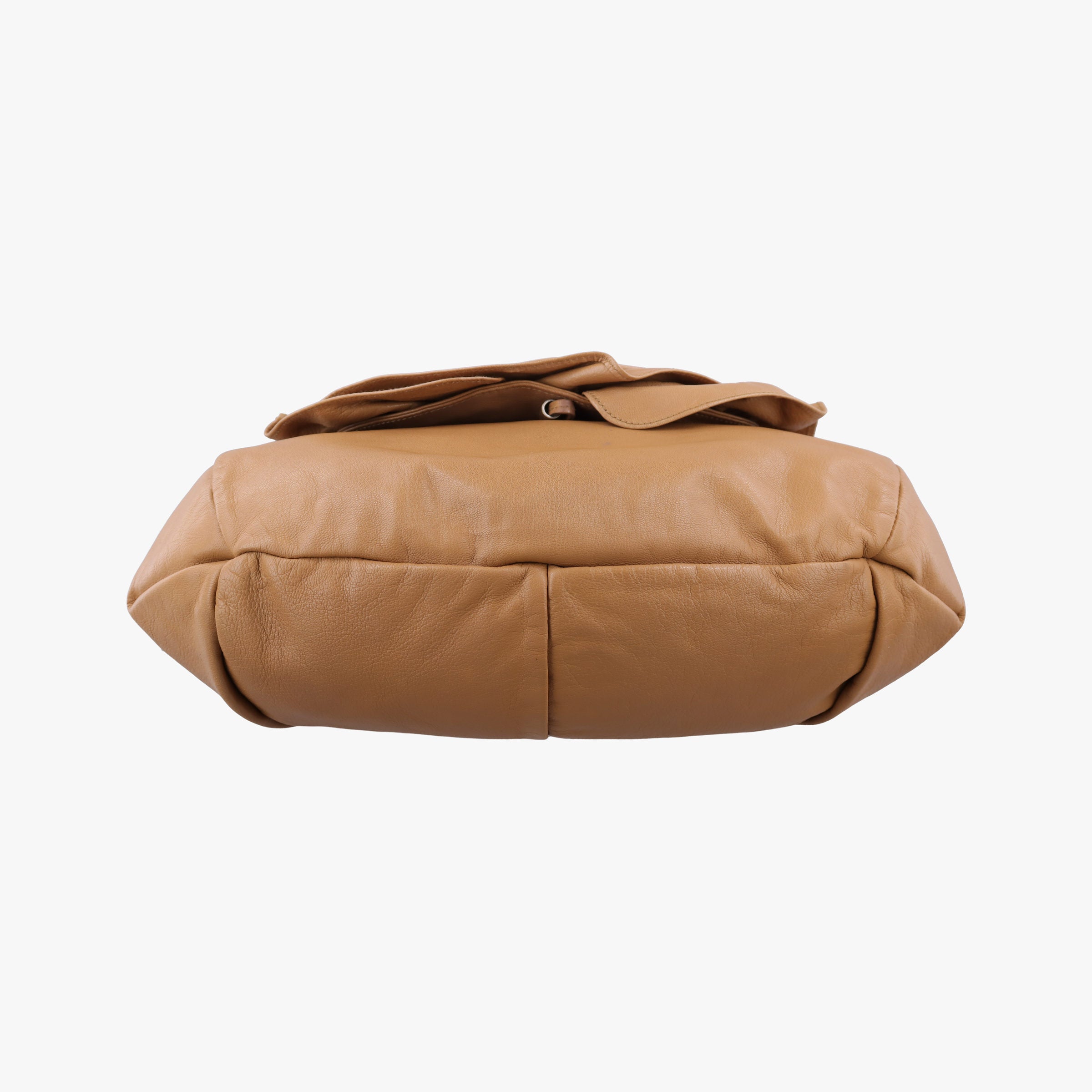 Secondhand Yves Saint Laurent Mombasa Camel Leather 112878 shoulderbag | stylenewstar