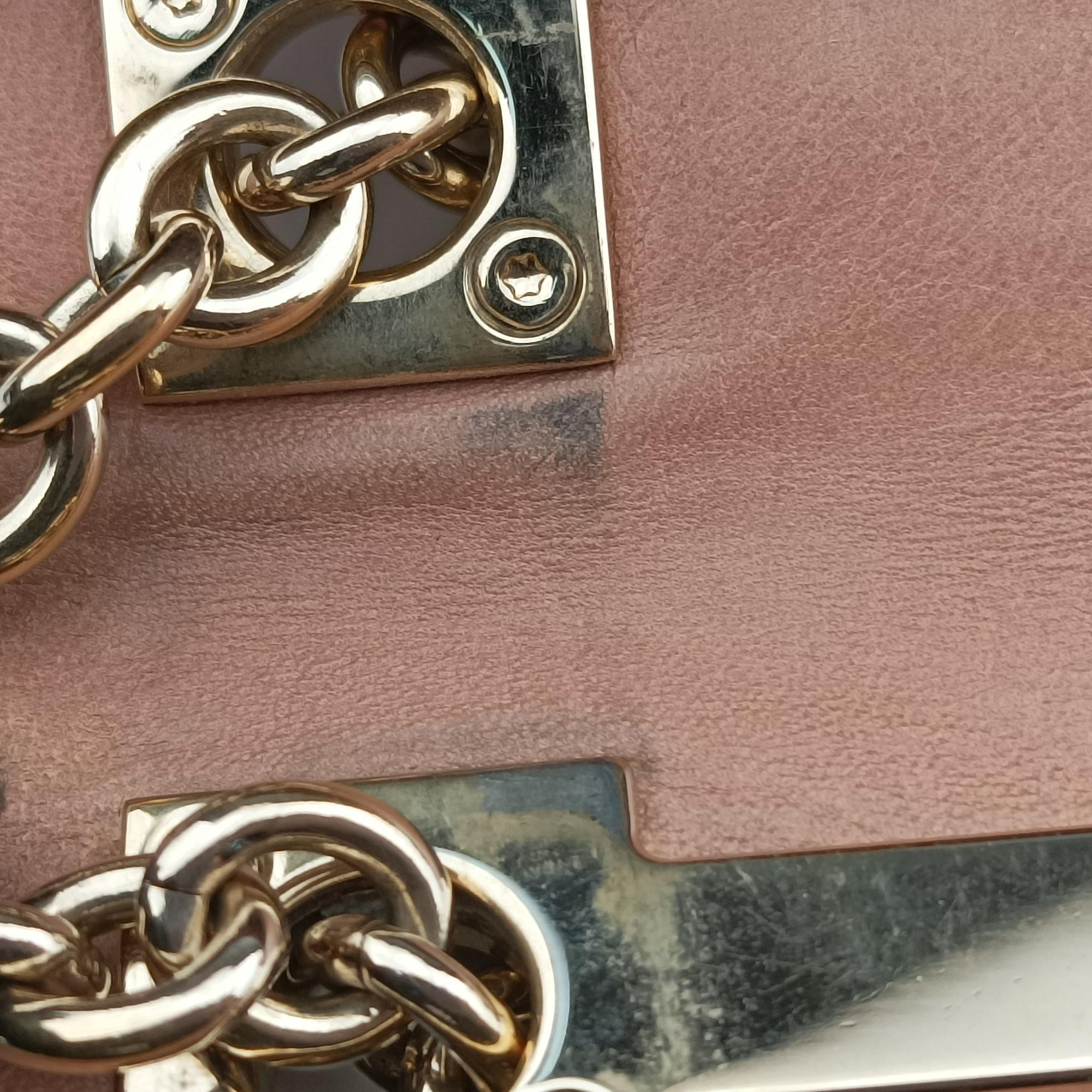 Pre-owned Fendi Maxi Baguette Flap Pink Leather 8BT143 shoulderbag | stylenewstar