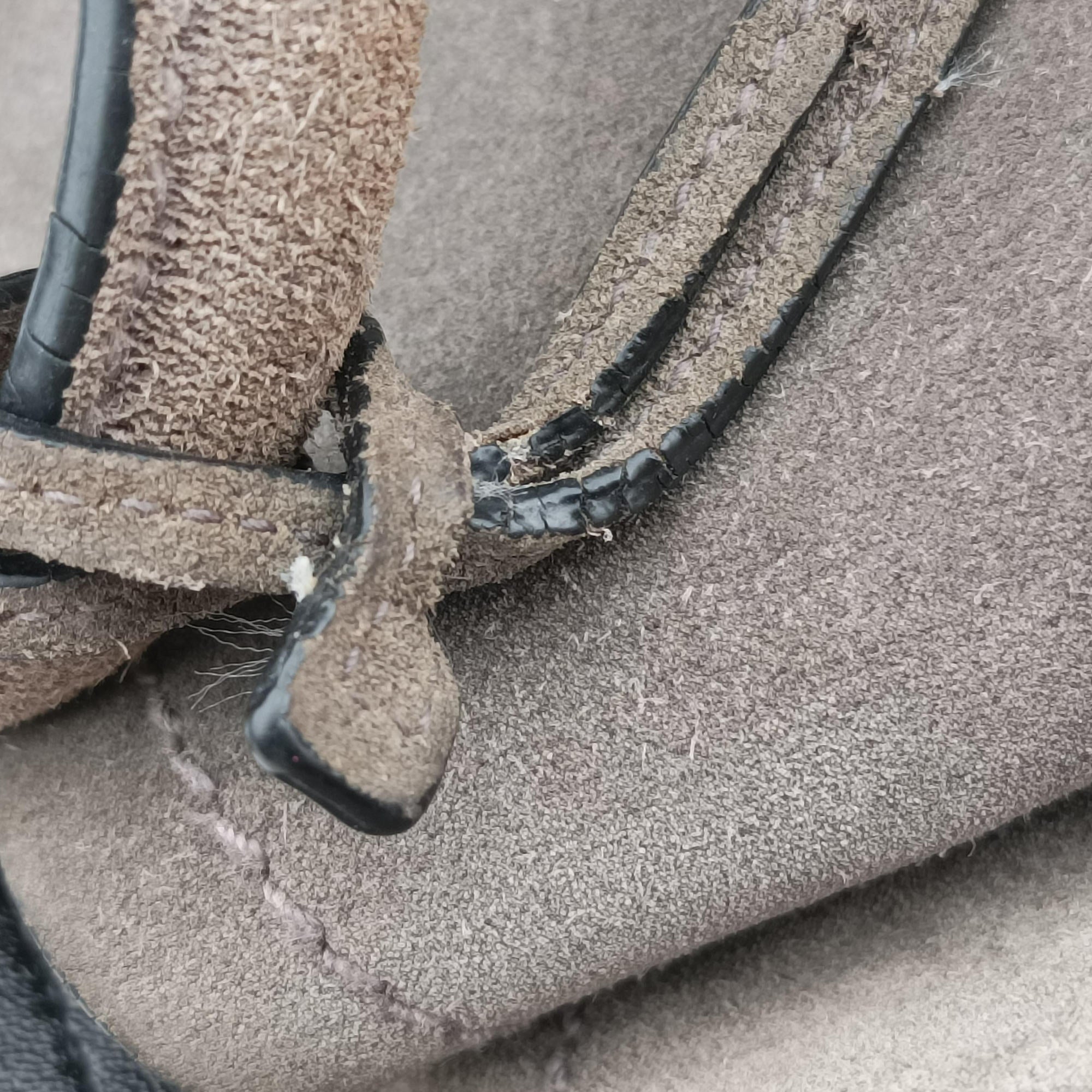 Pre-owned Prada Double Cuir Brown Suede  shoulderbag | stylenewstar