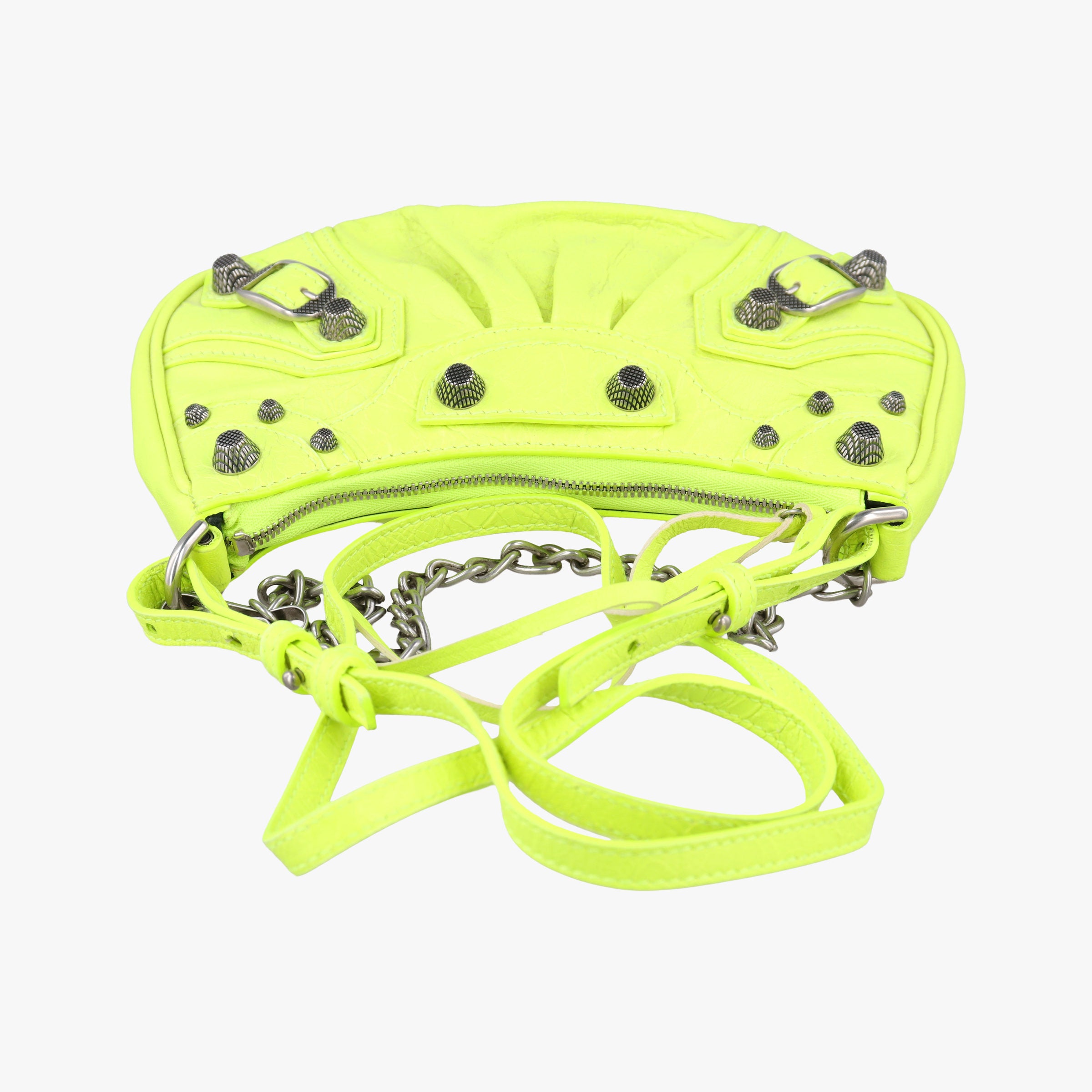 Vintage Balenciaga Le Cagole Green lambskin  shoulderbag | stylenewstar