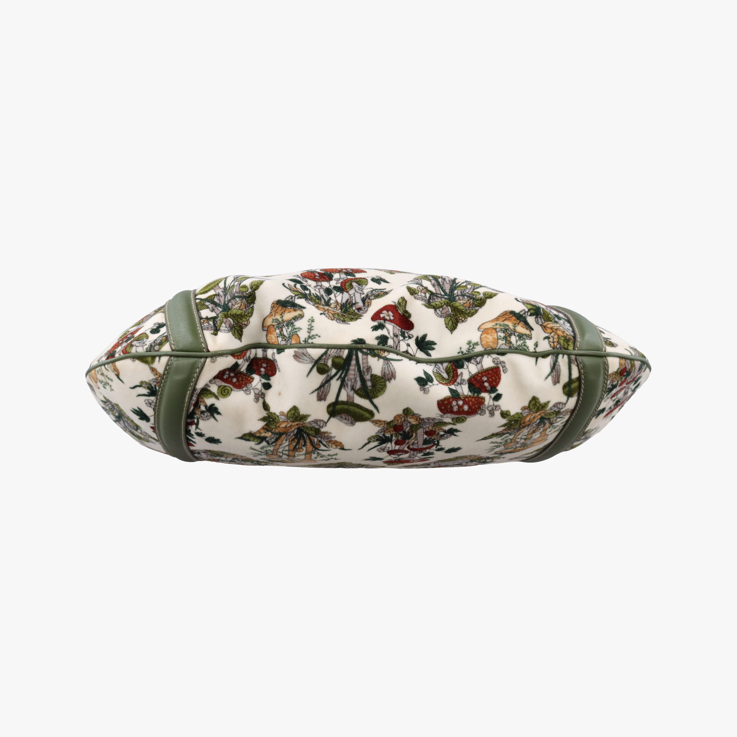 Pre-owned Gucci Interlocking GG Mushroom Flora Multicolour velour 162886 shoulderbag | stylenewstar