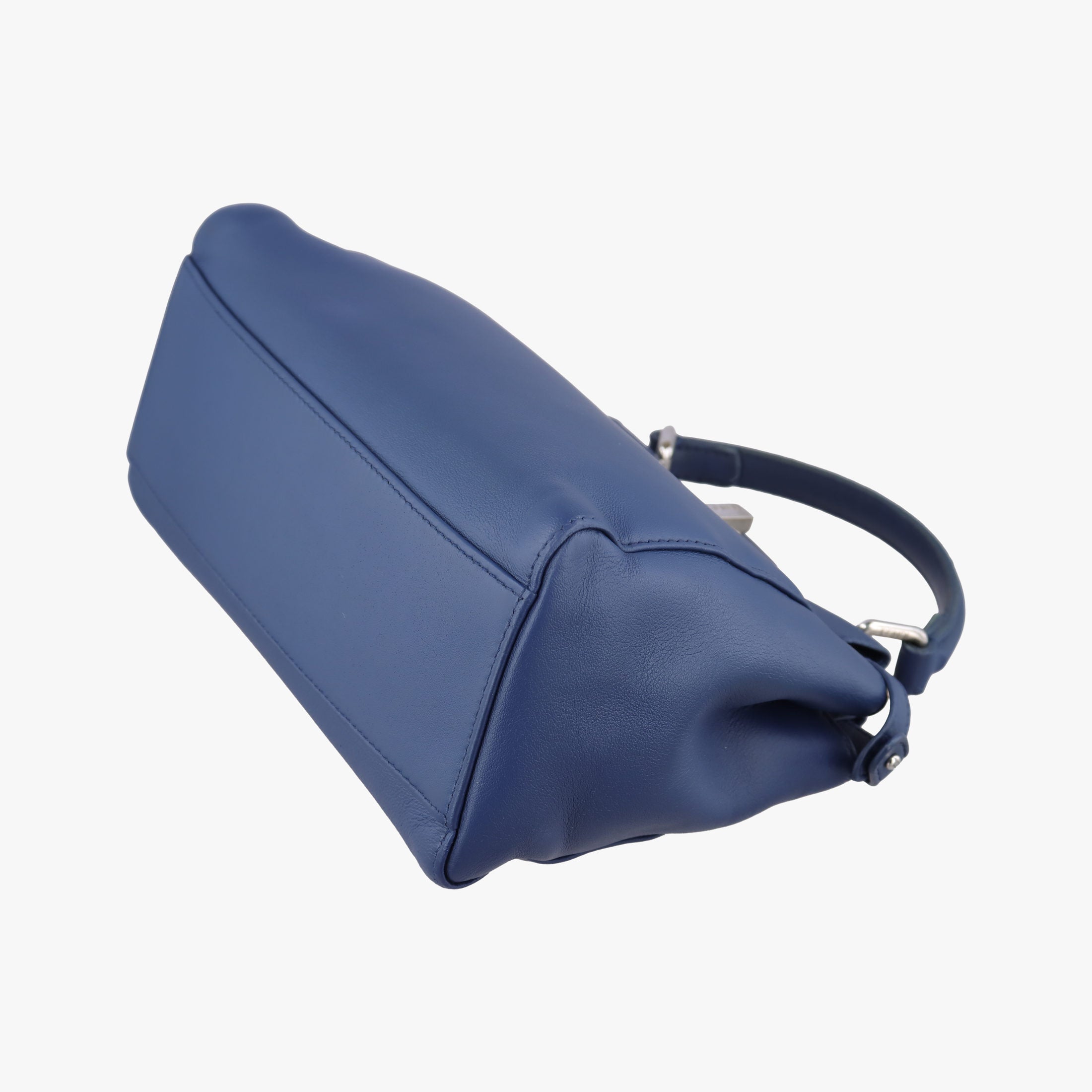 Secondhand Fendi PEEKABOO mini Blue Leather 8BN244 shoulderbag | stylenewstar