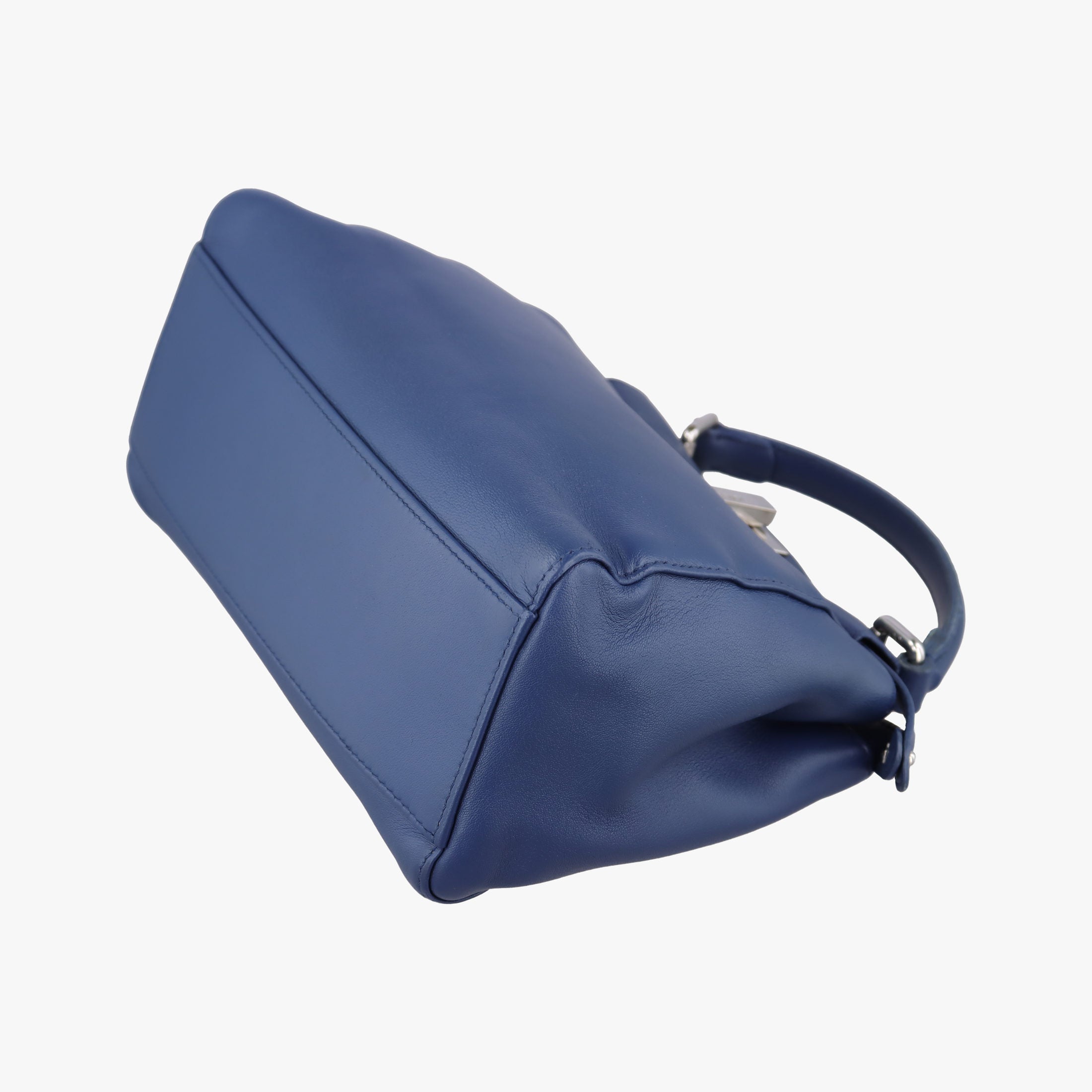 Secondhand Fendi PEEKABOO mini Blue Leather 8BN244 shoulderbag | stylenewstar