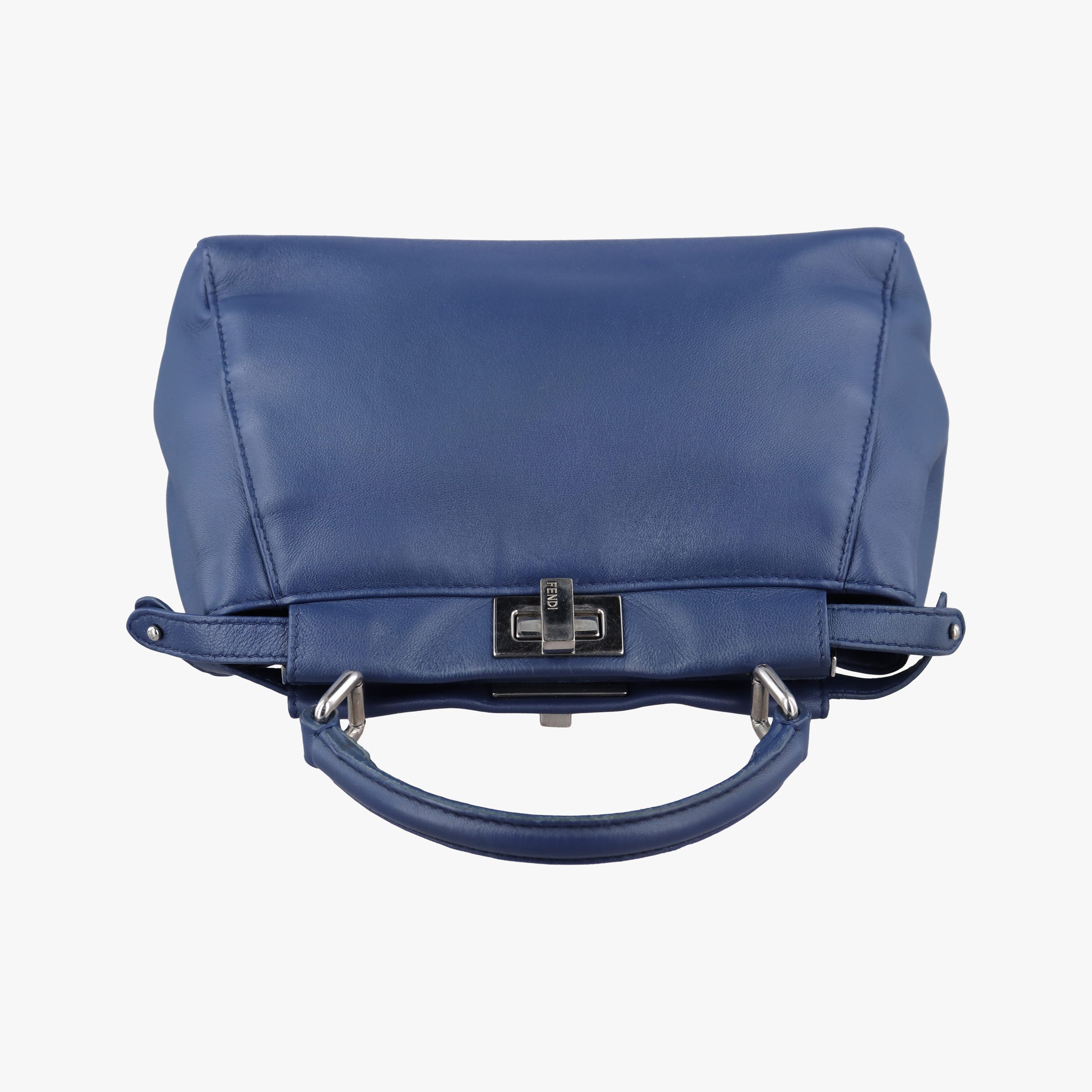 Secondhand Fendi PEEKABOO mini Blue Leather 8BN244 shoulderbag | stylenewstar
