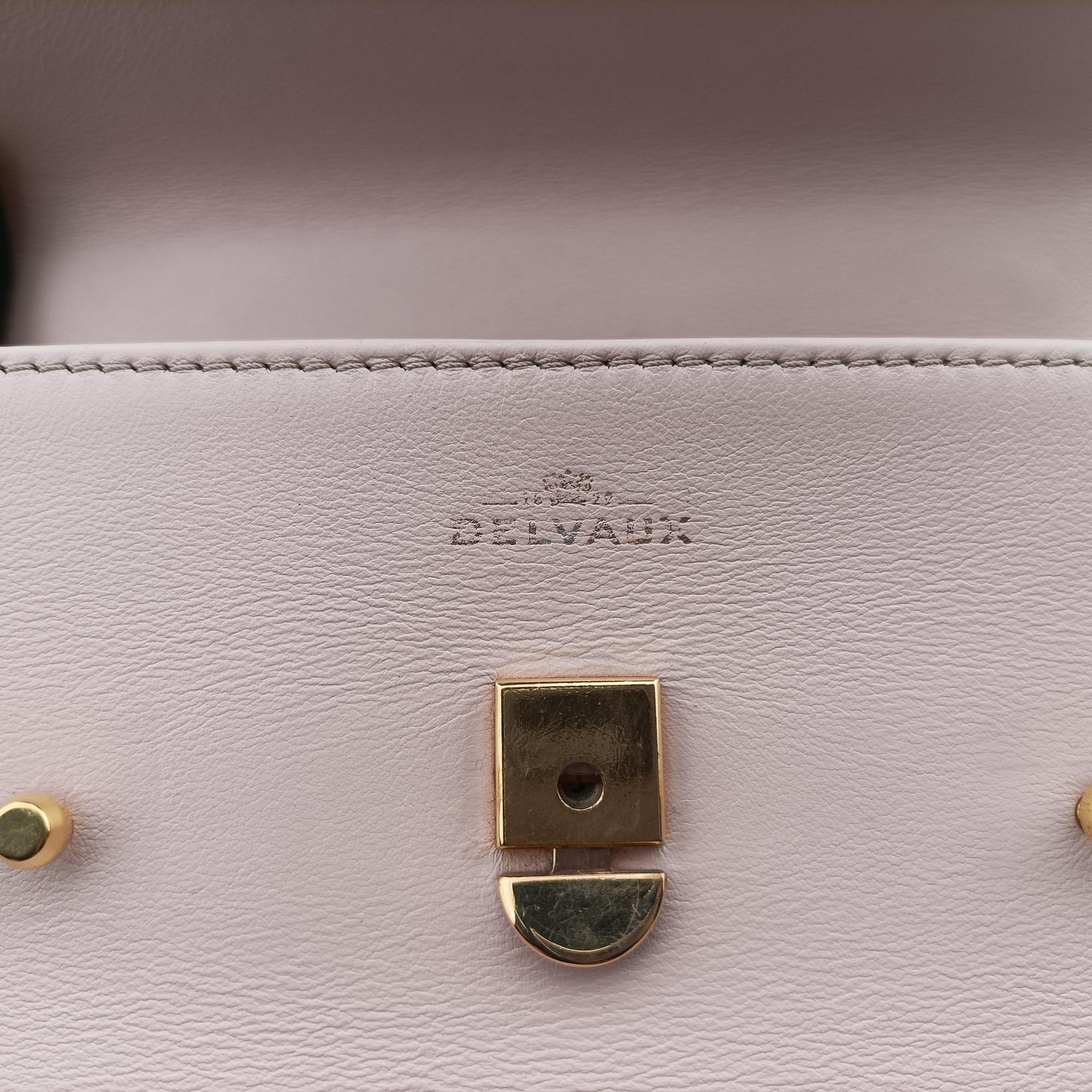 Pre-owned Delvaux Tampete Pink Leather  shoulderbag | stylenewstar