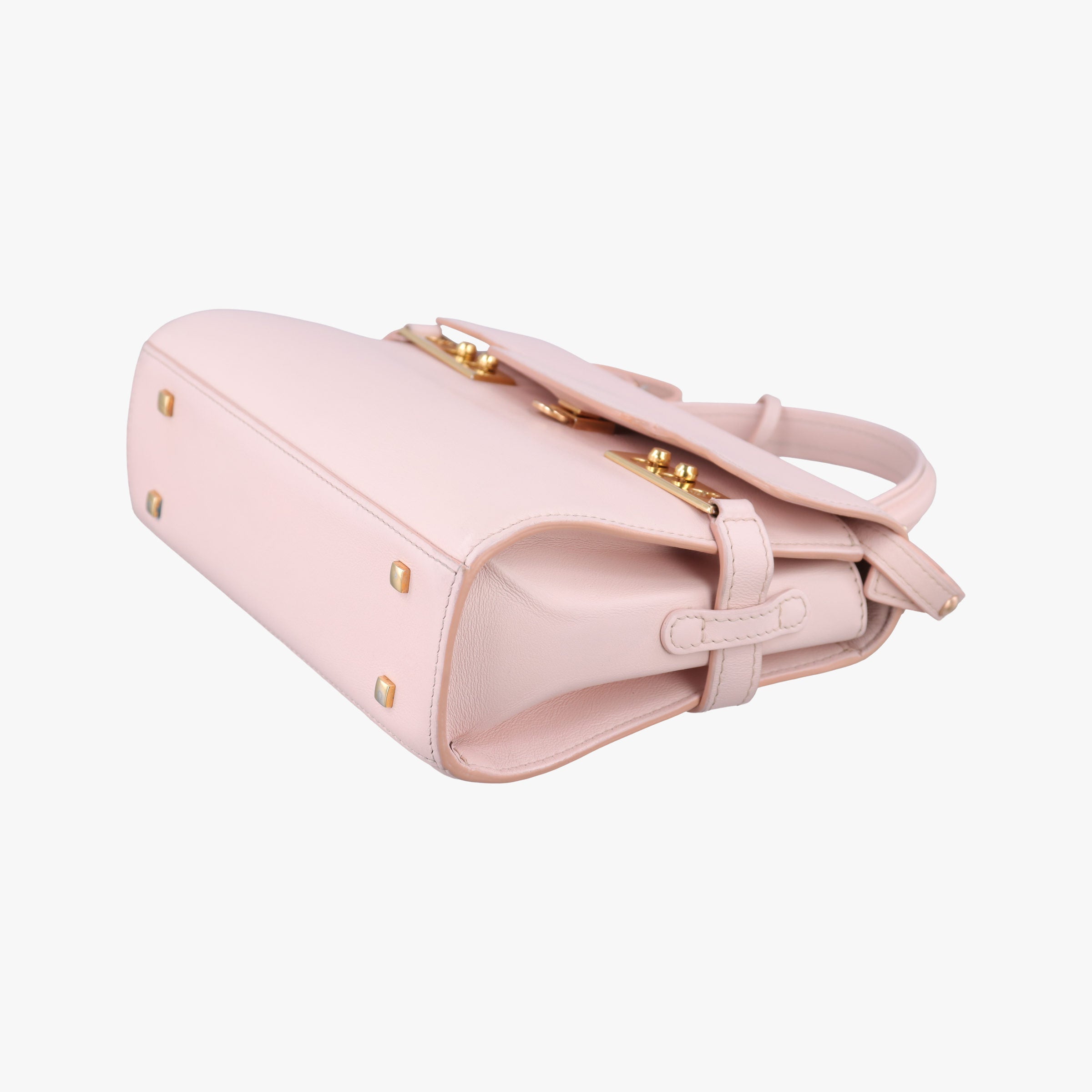 Pre-owned Delvaux Tampete Pink Leather  shoulderbag | stylenewstar