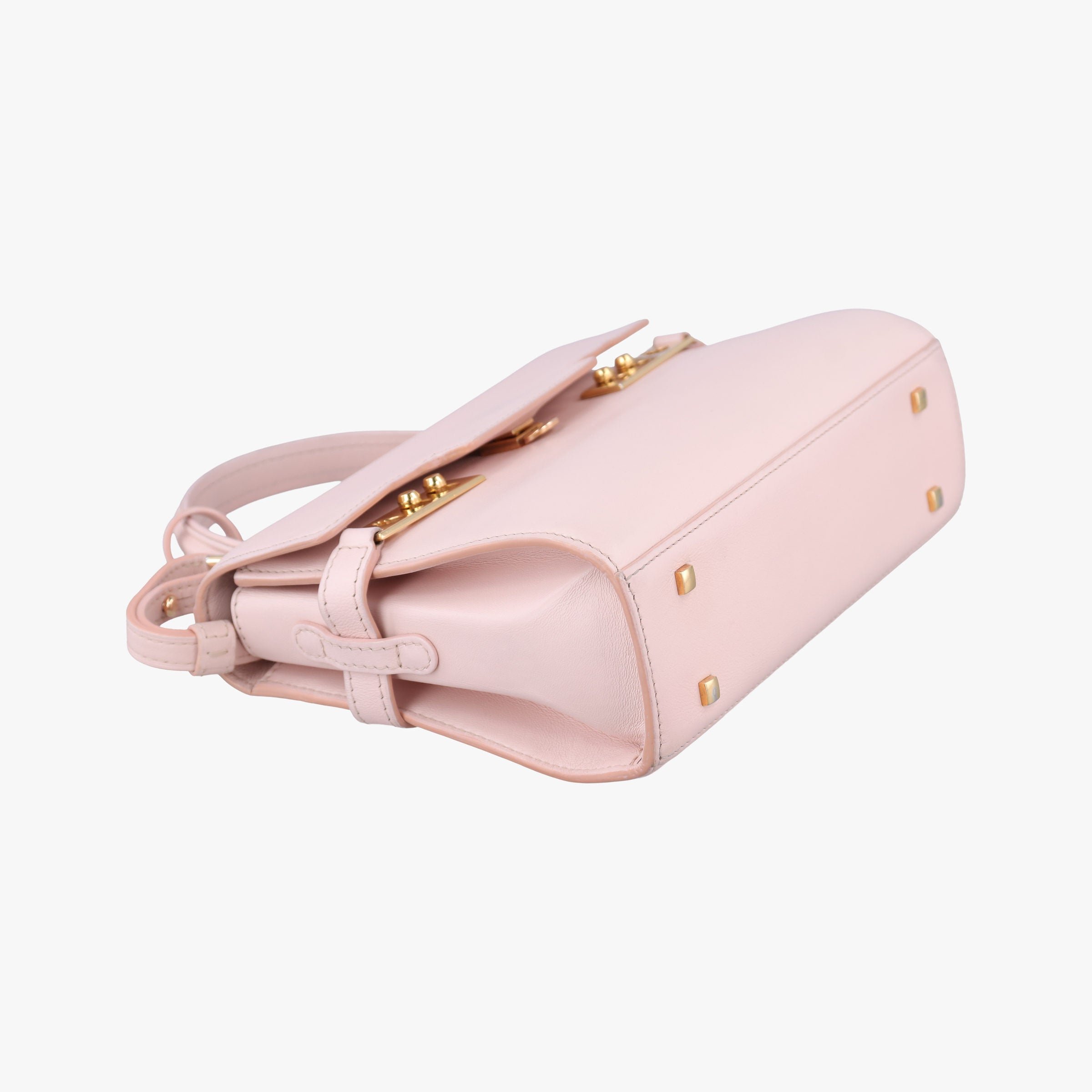 Pre-owned Delvaux Tampete Pink Leather  shoulderbag | stylenewstar