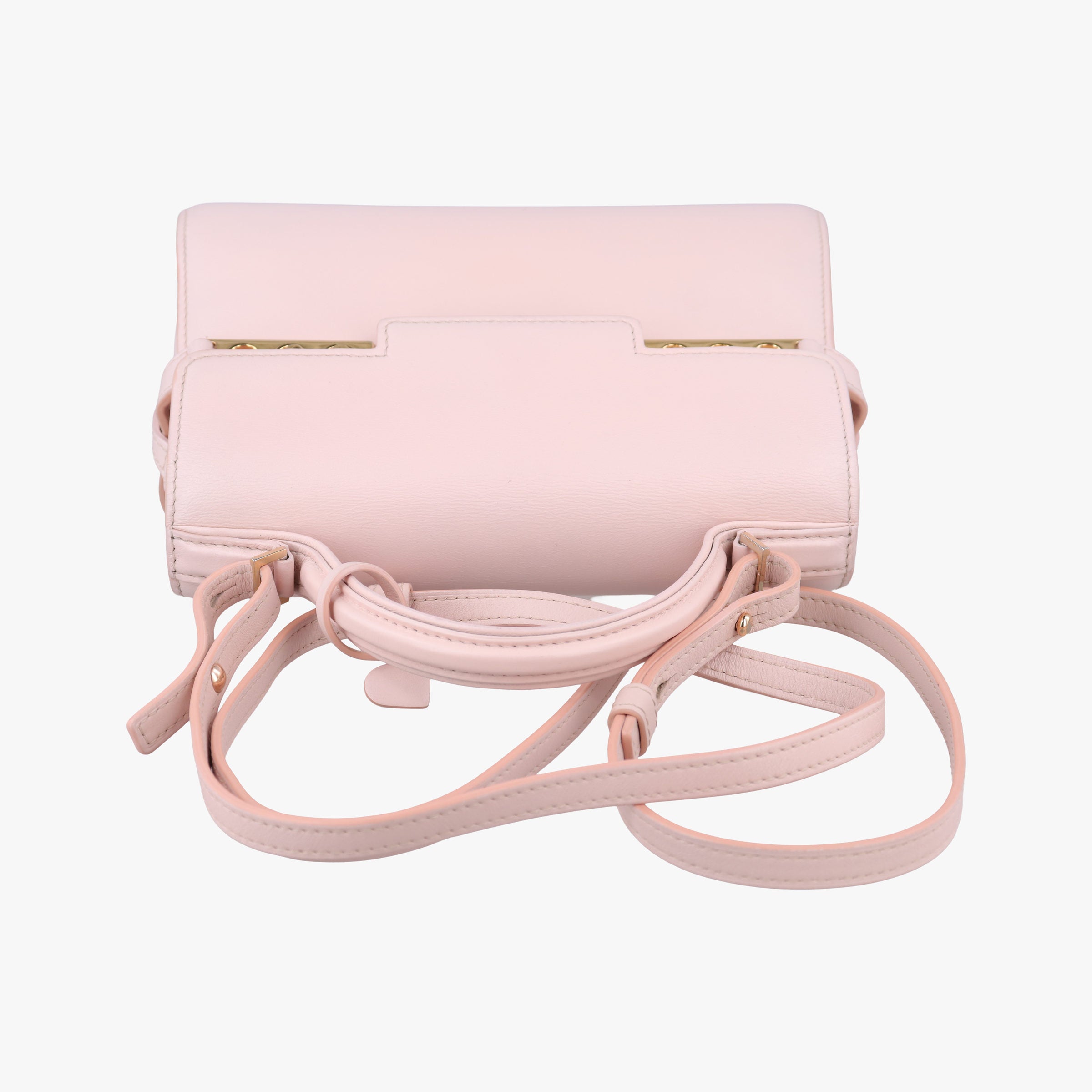 Pre-owned Delvaux Tampete Pink Leather  shoulderbag | stylenewstar