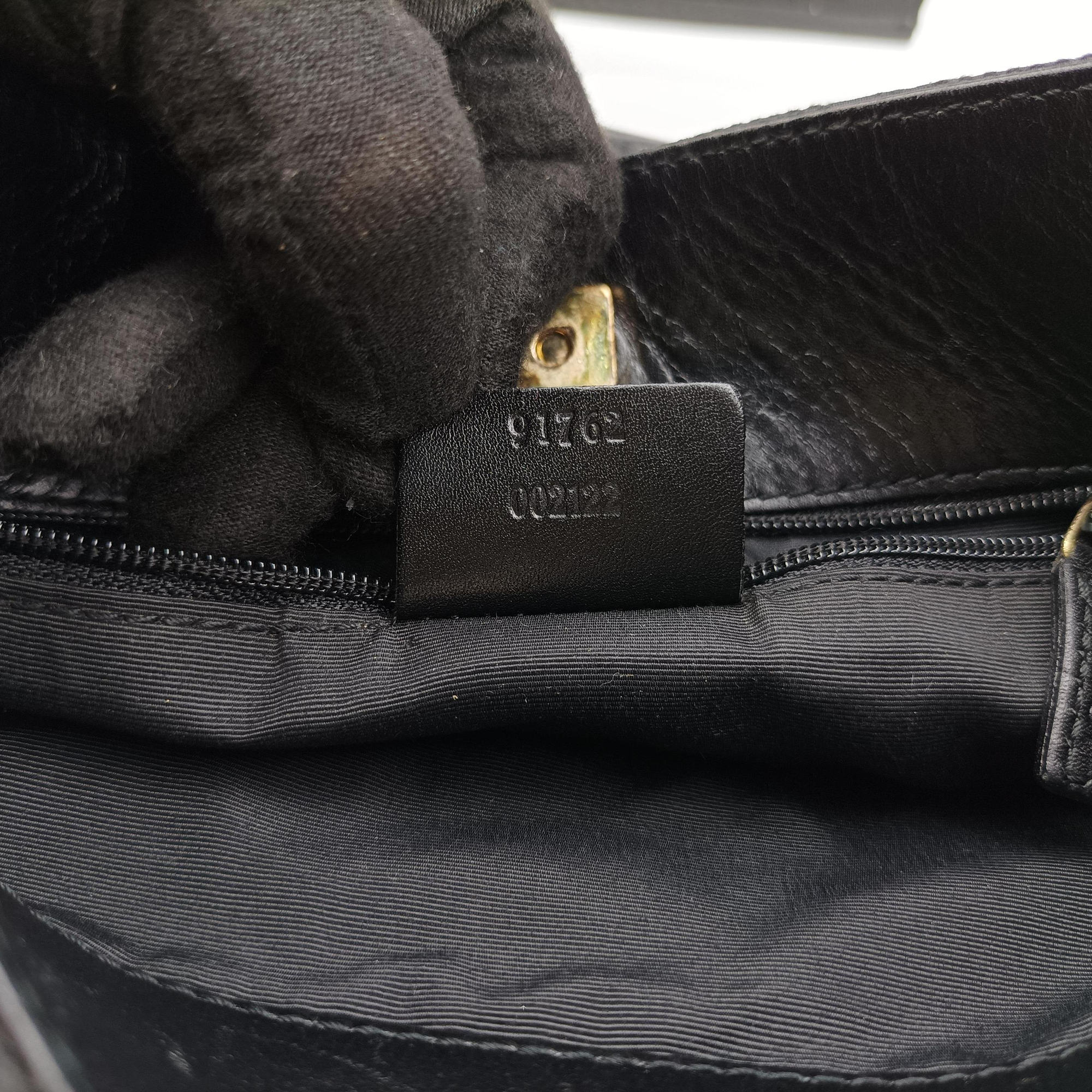 Pre-owned Gucci GG canvas Black canvas 91762 shoulderbag | stylenewstar