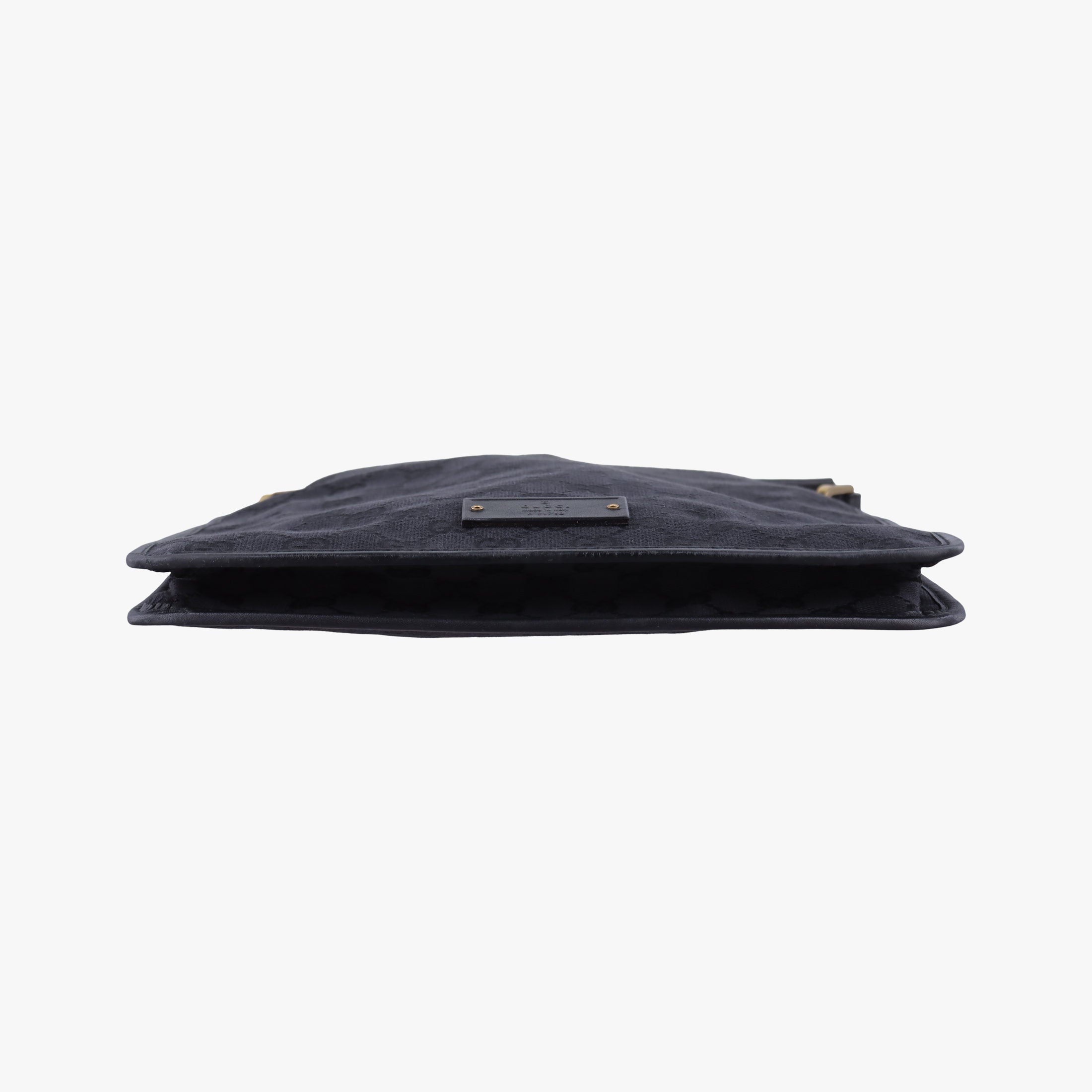 Pre-owned Gucci GG canvas Black canvas 91762 shoulderbag | stylenewstar