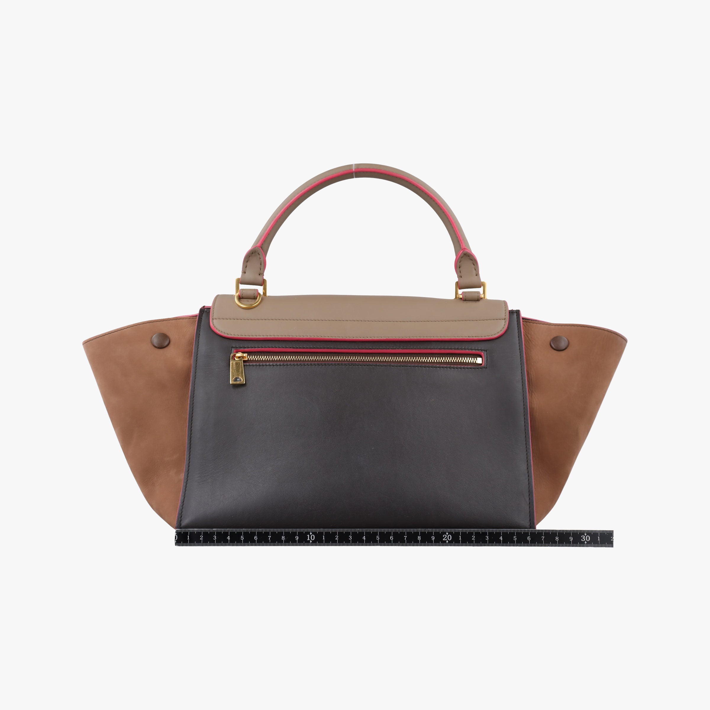 Secondhand Celine Trapeze Black Leather  handbag | stylenewstar