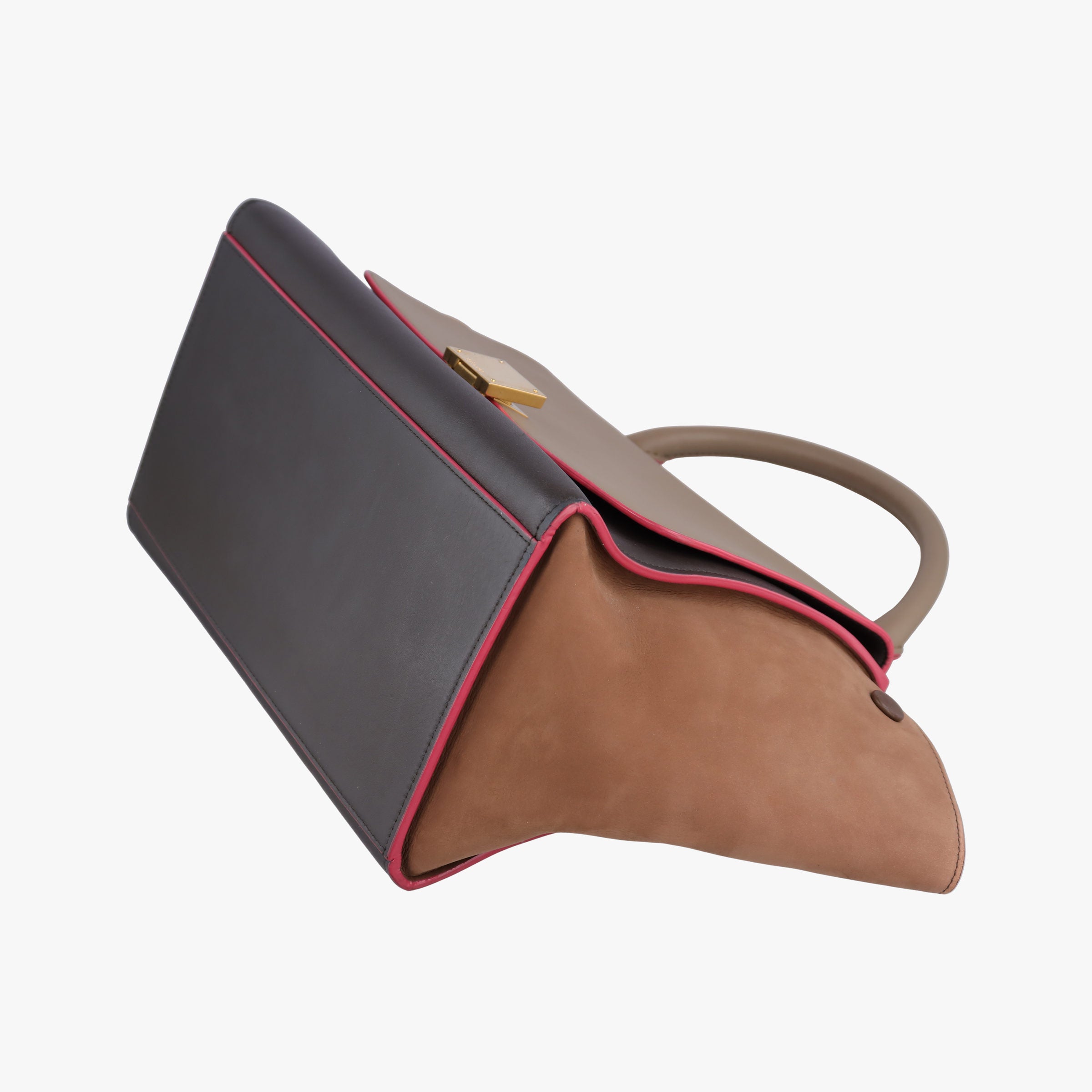 Secondhand Celine Trapeze Black Leather  handbag | stylenewstar