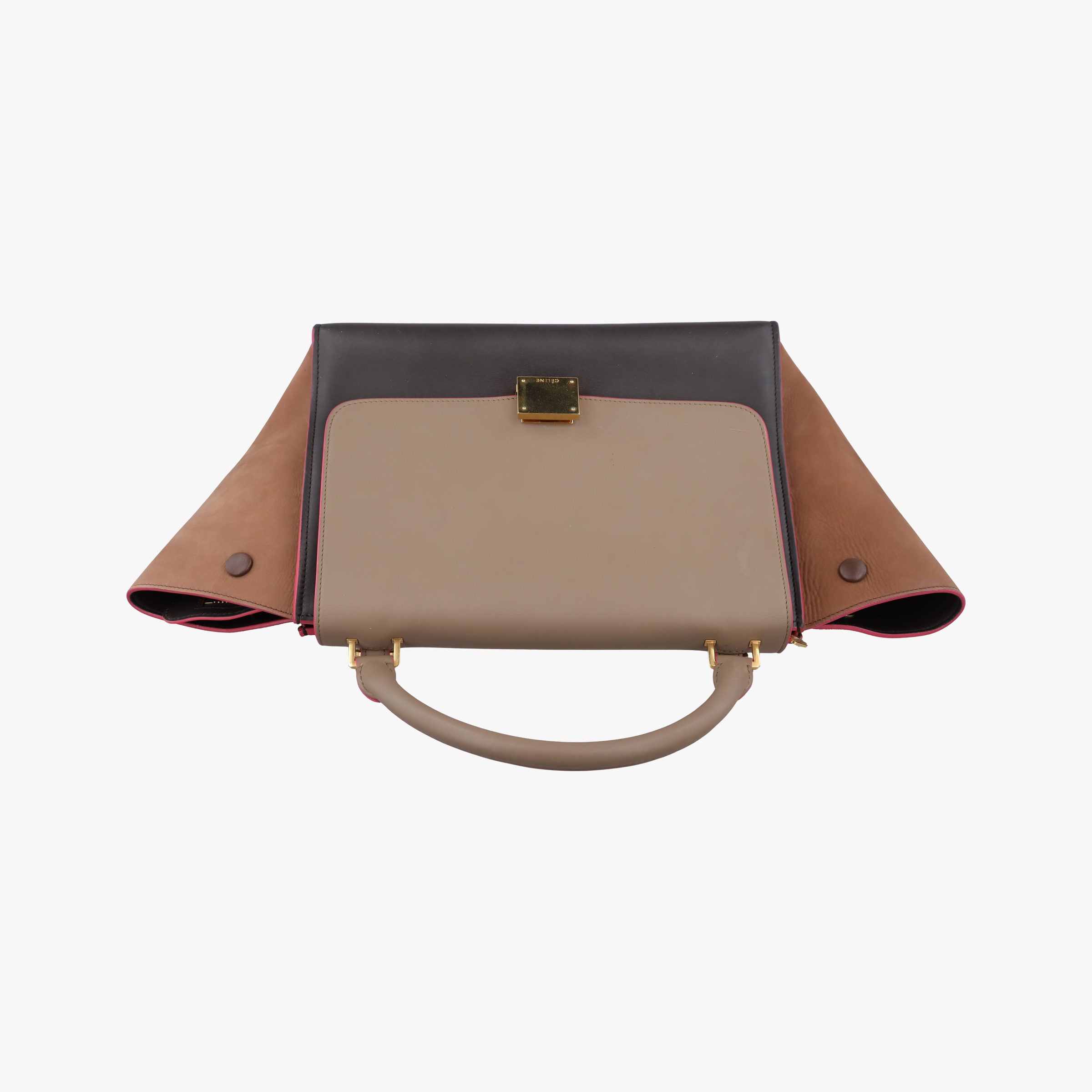 Secondhand Celine Trapeze Black Leather  handbag | stylenewstar
