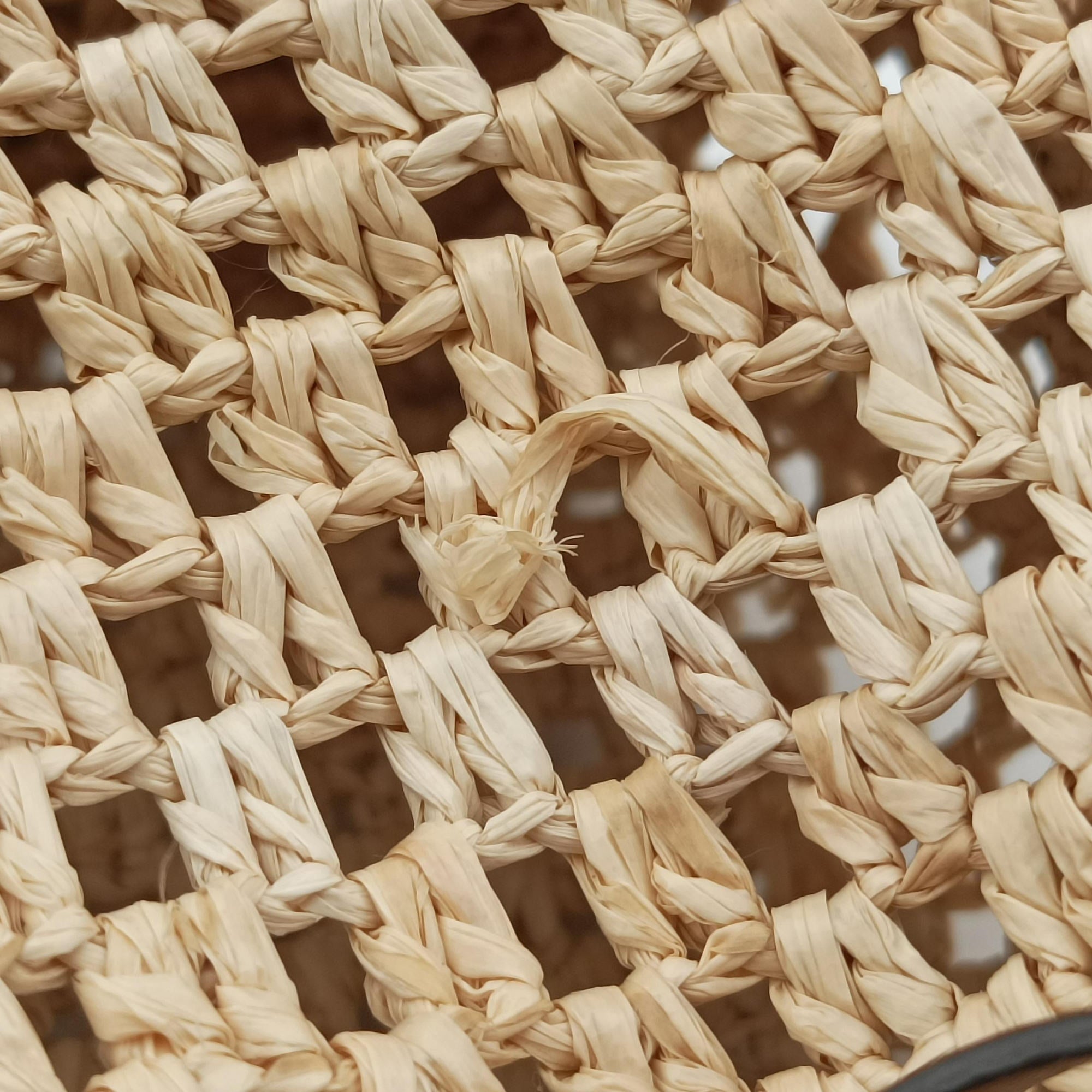 Pre-owned Louis Vuitton Noé Purse Beige x Brown natural raffia M83521 shoulderbag | stylenewstar