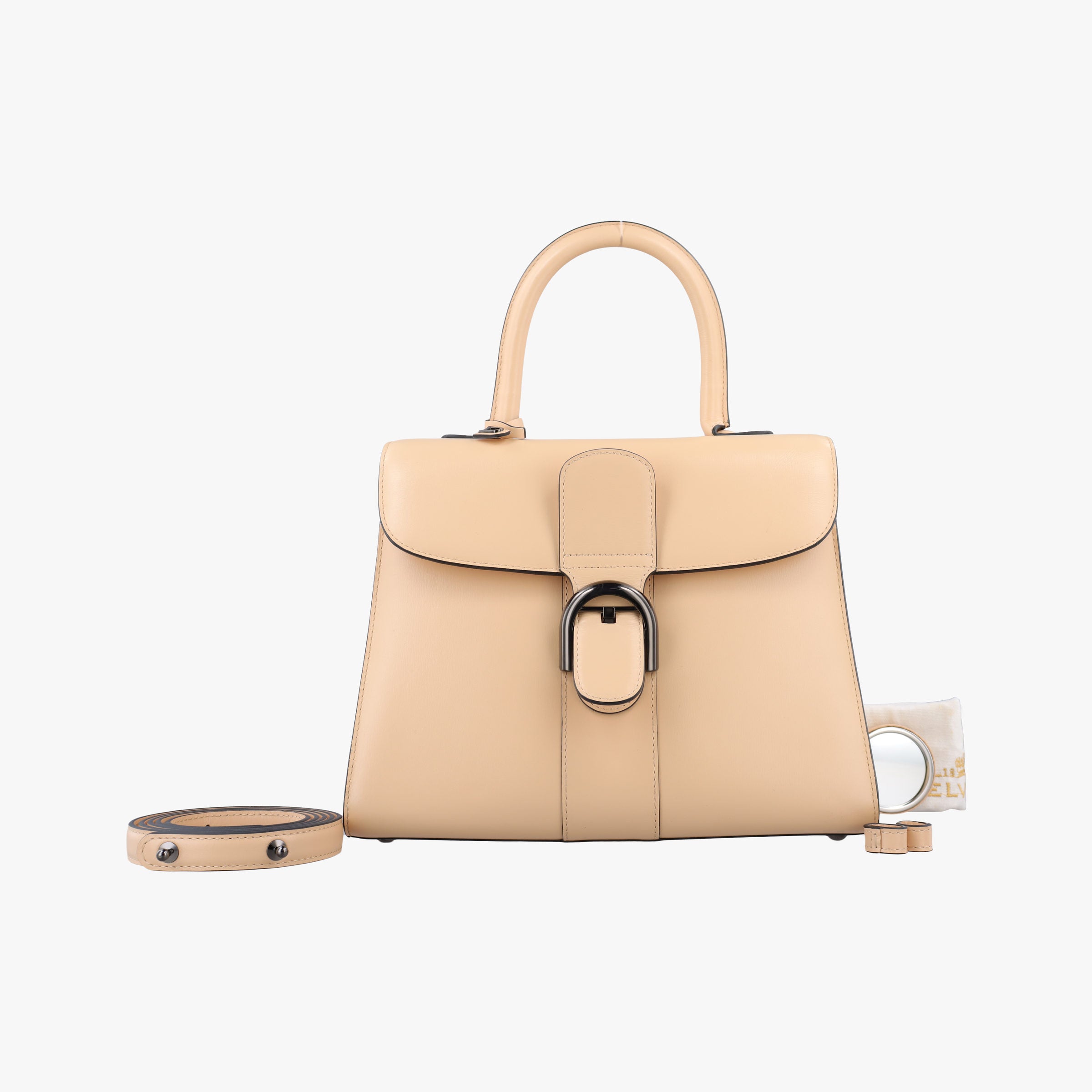 Pre-owned Delvaux Brillant Beige Leather  shoulderbag | stylenewstar