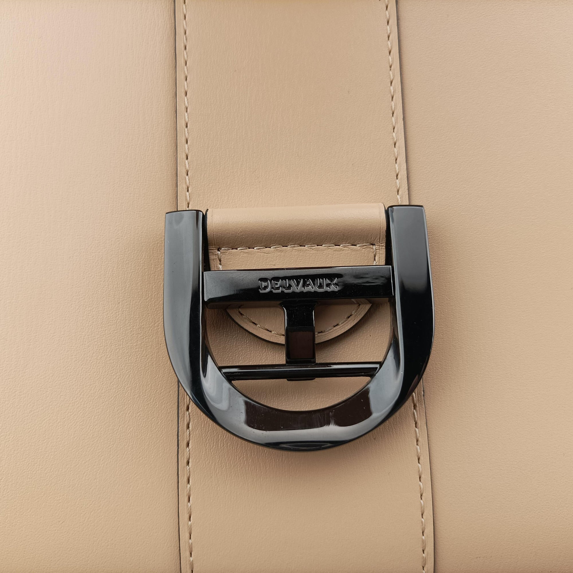 Pre-owned Delvaux Brillant Beige Leather  shoulderbag | stylenewstar