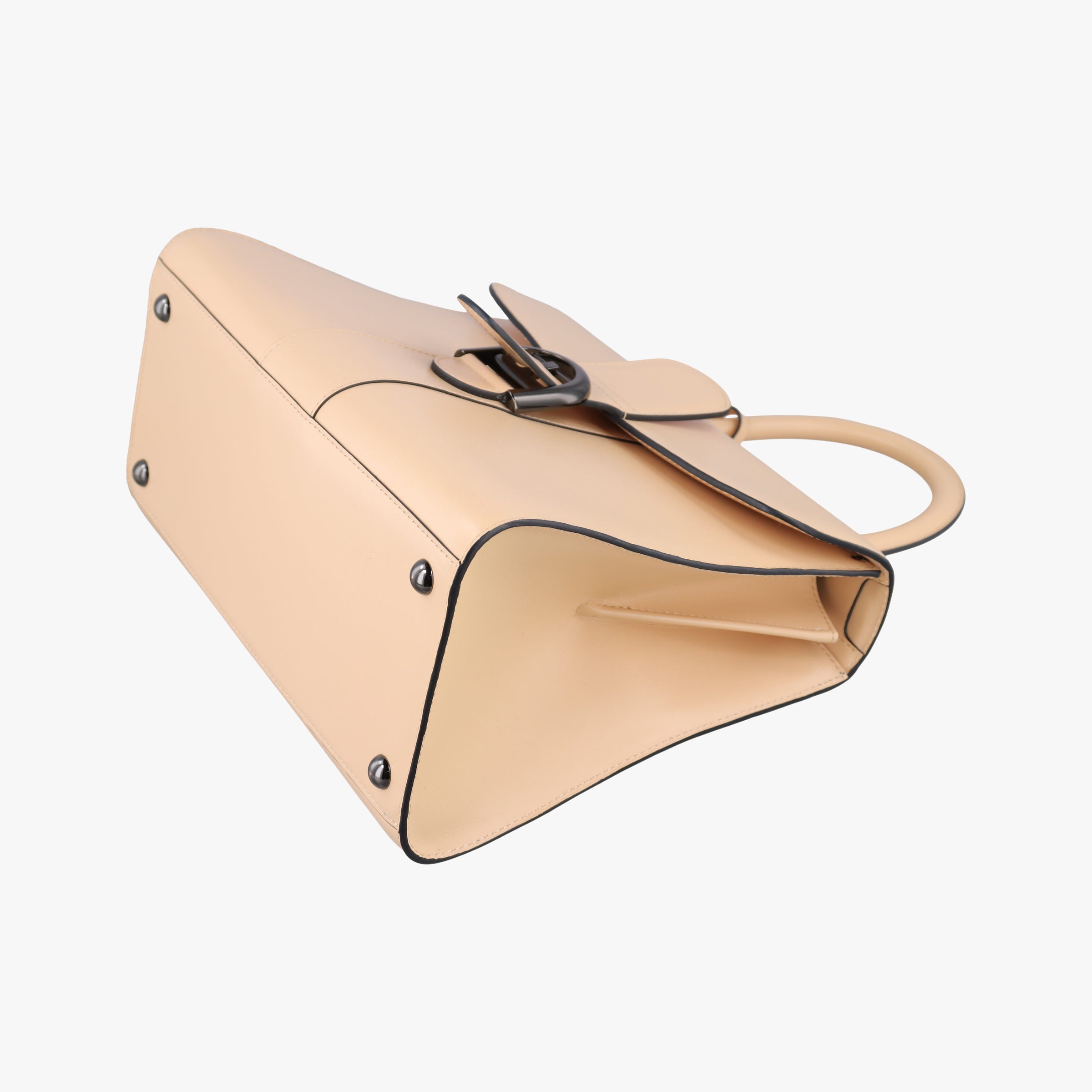 Pre-owned Delvaux Brillant Beige Leather  shoulderbag | stylenewstar