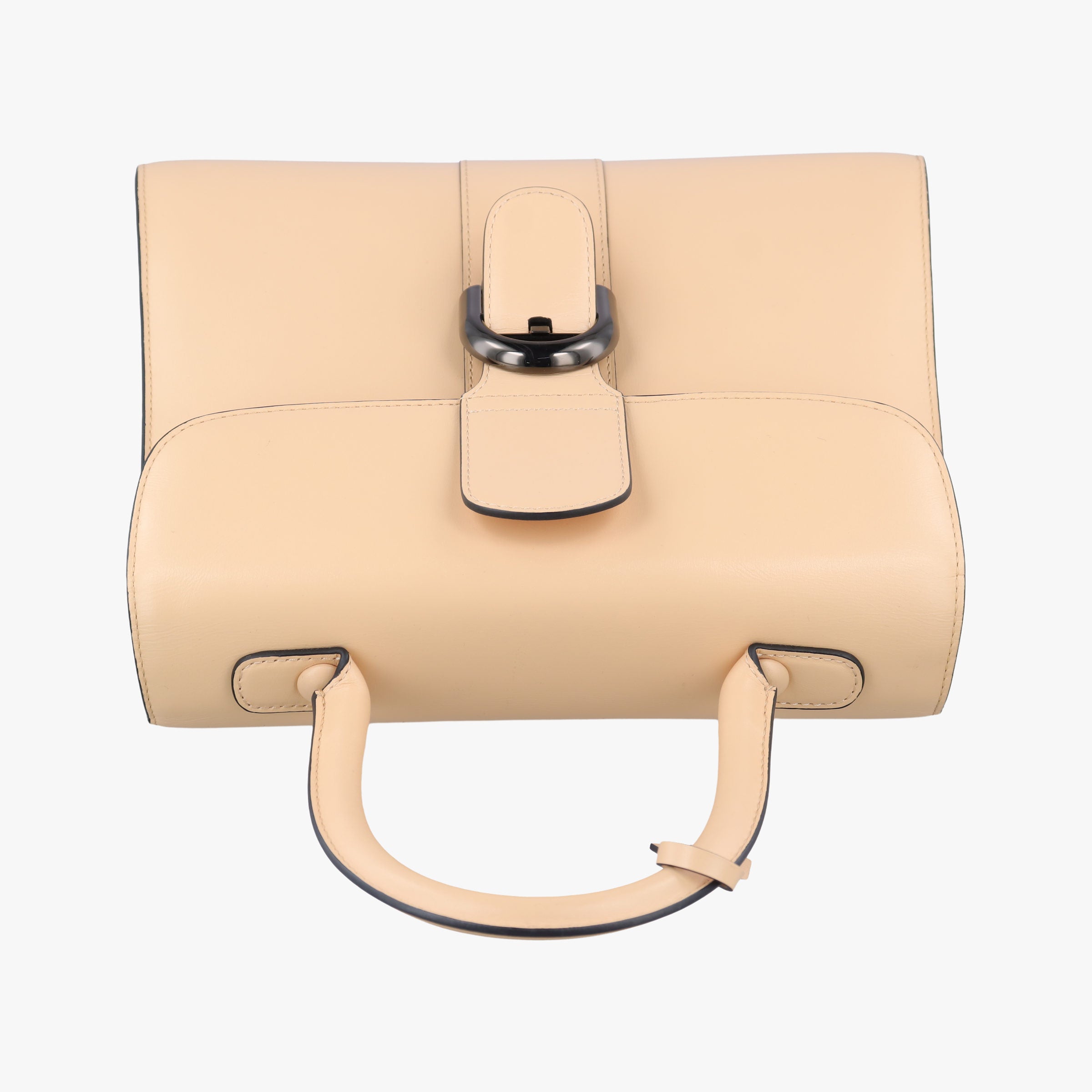 Pre-owned Delvaux Brillant Beige Leather  shoulderbag | stylenewstar