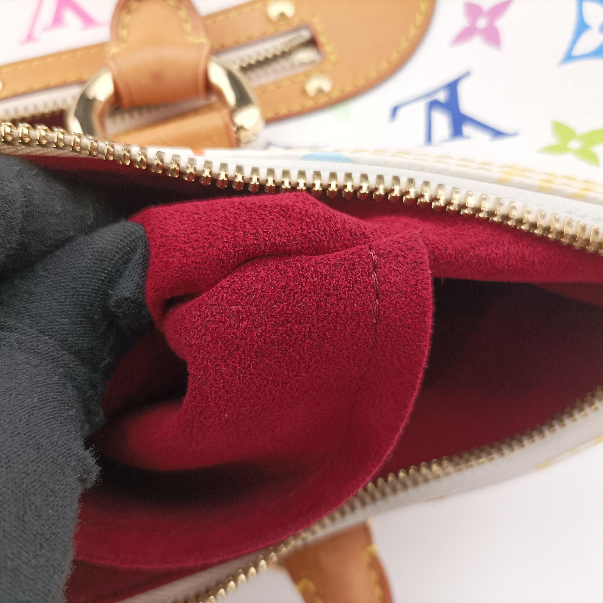 Vintage Louis Vuitton RITA white Monogram Multicolor M40125 shoulderbag | stylenewstar