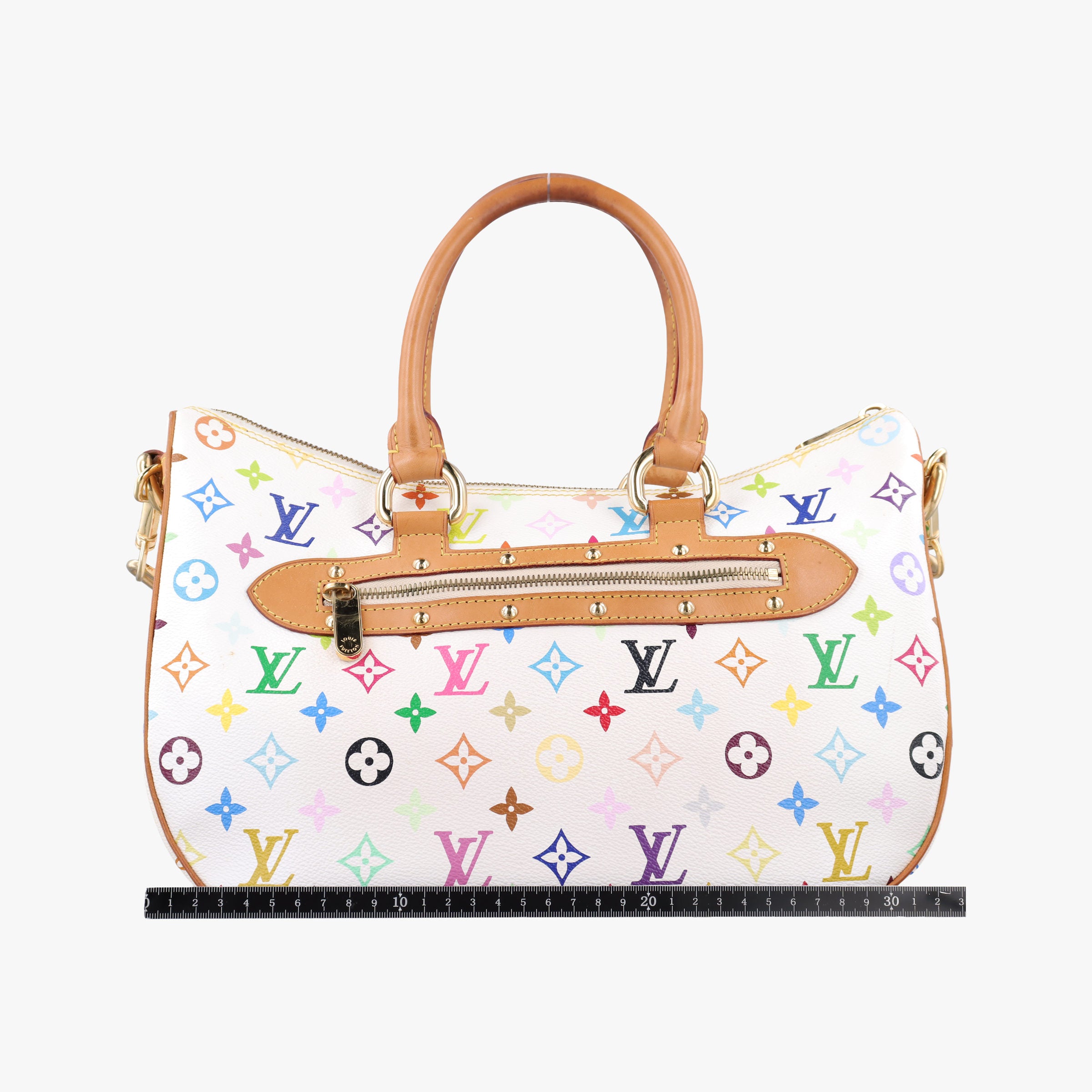 Vintage Louis Vuitton RITA white Monogram Multicolor M40125 shoulderbag | stylenewstar