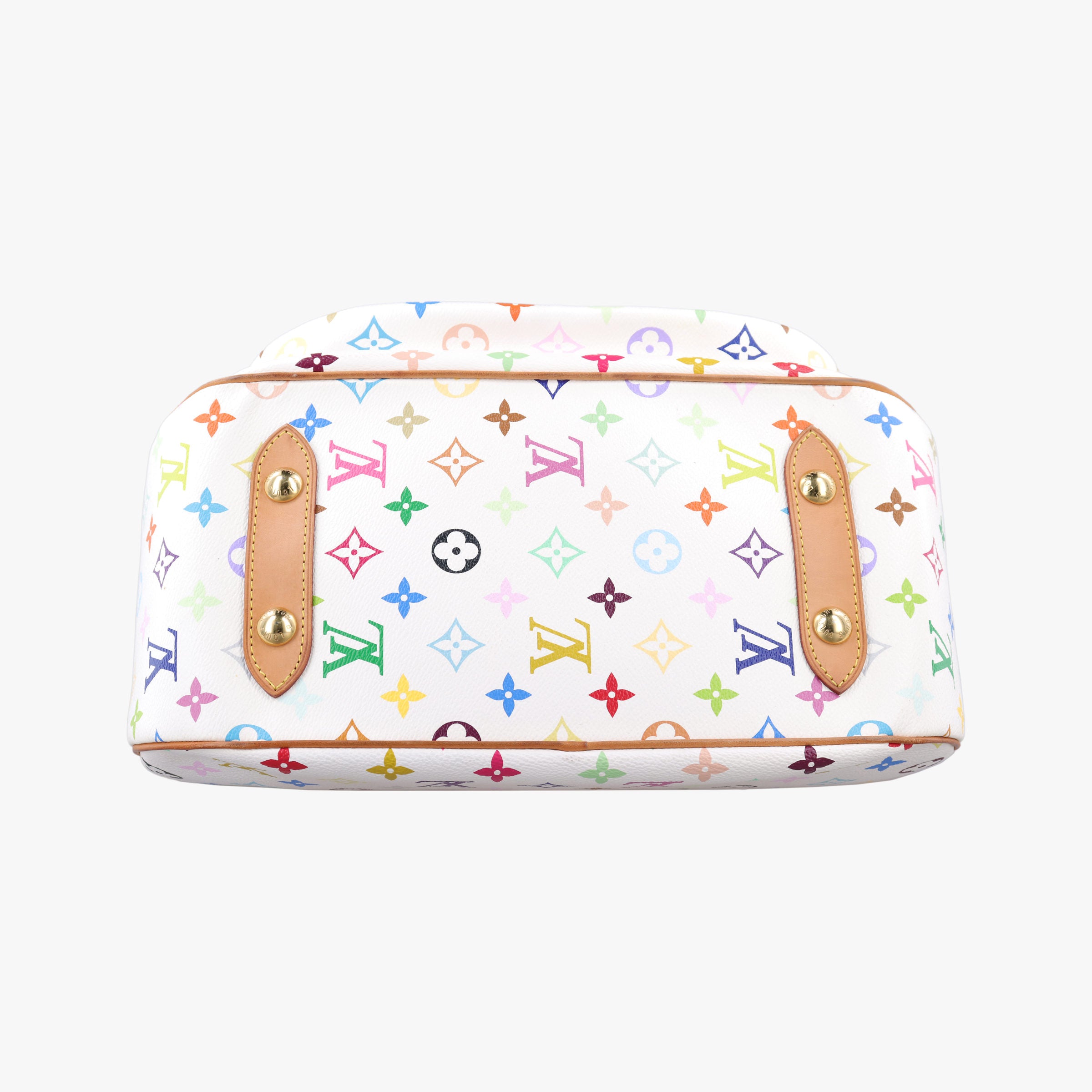 Vintage Louis Vuitton RITA white Monogram Multicolor M40125 shoulderbag | stylenewstar
