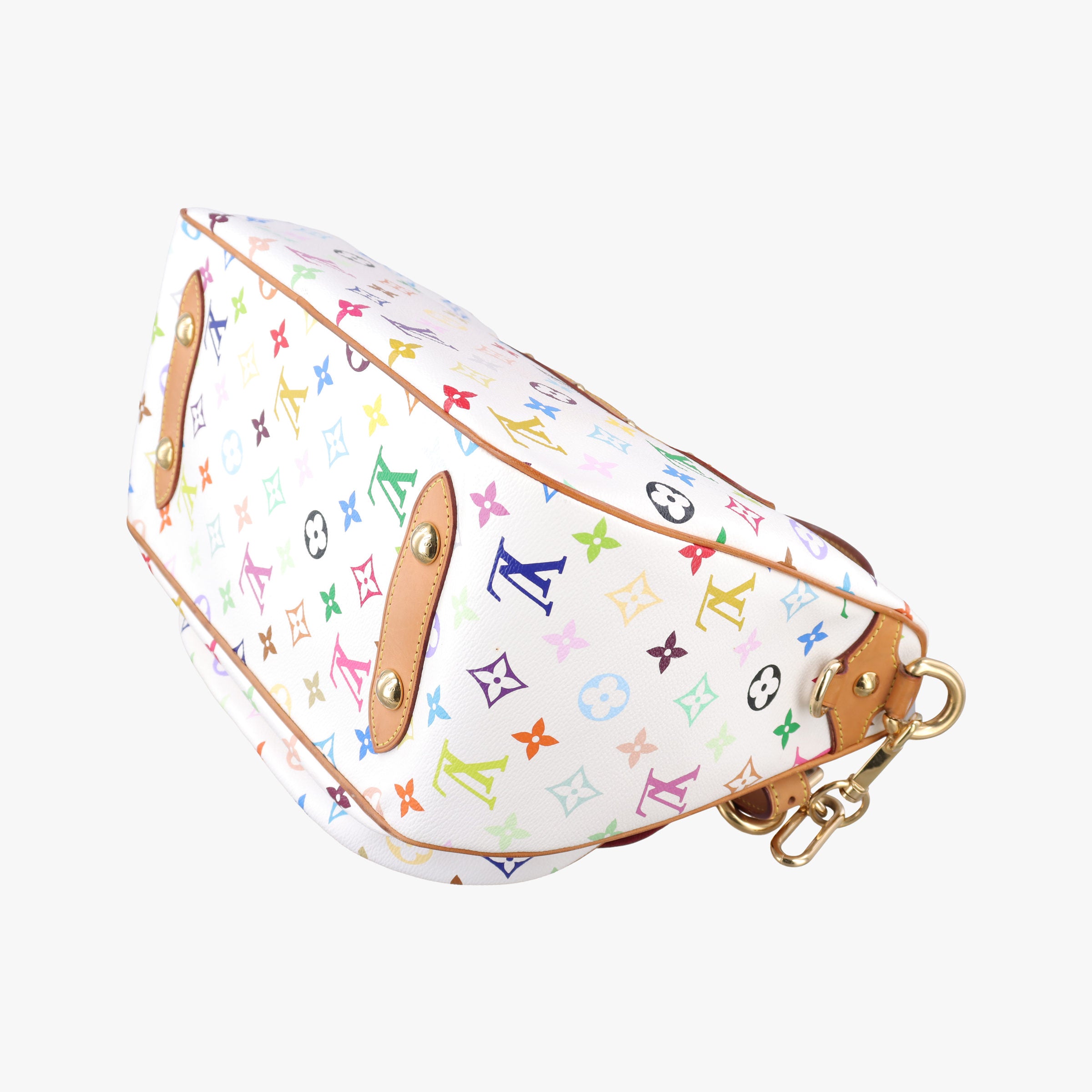 Vintage Louis Vuitton RITA white Monogram Multicolor M40125 shoulderbag | stylenewstar