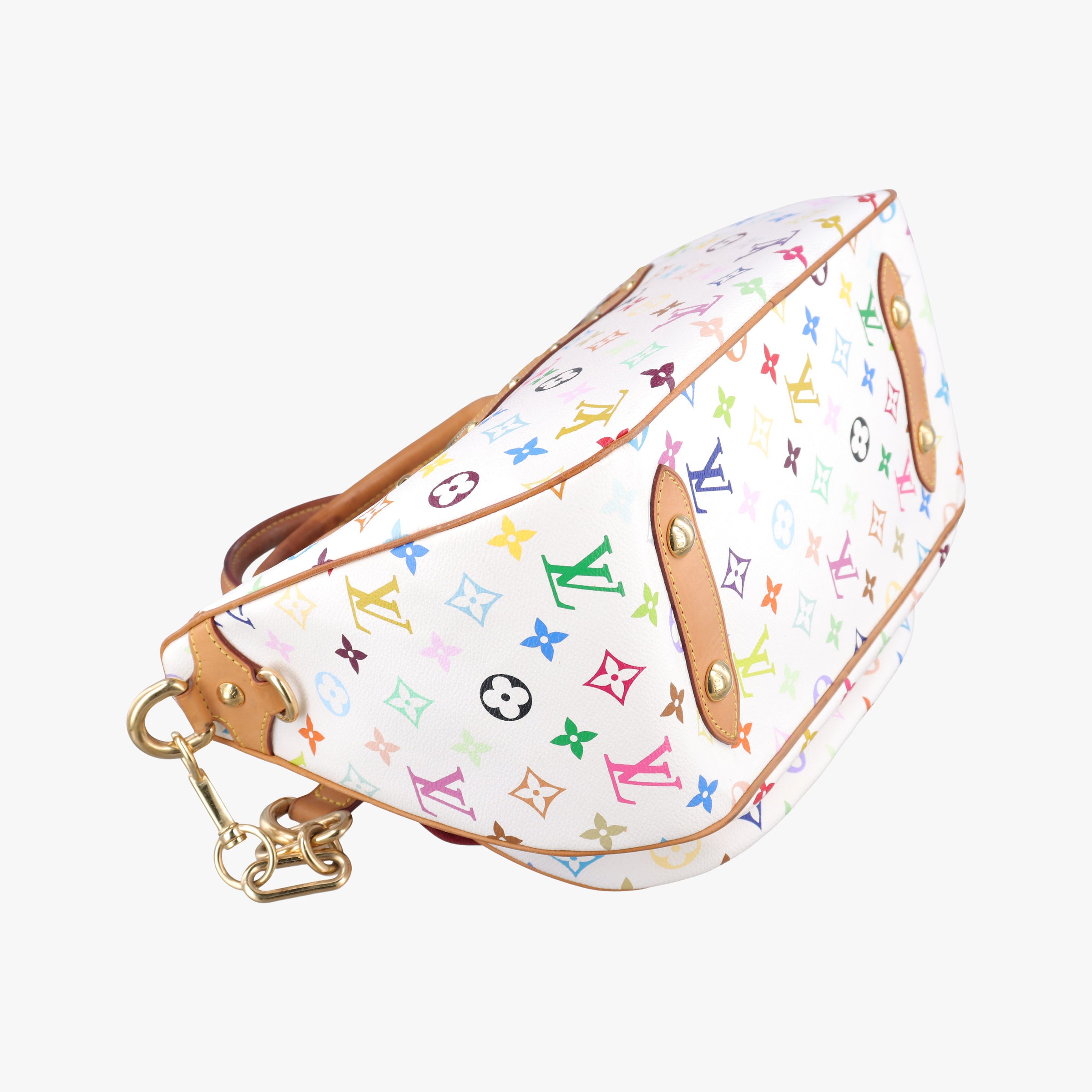 Vintage Louis Vuitton RITA white Monogram Multicolor M40125 shoulderbag | stylenewstar