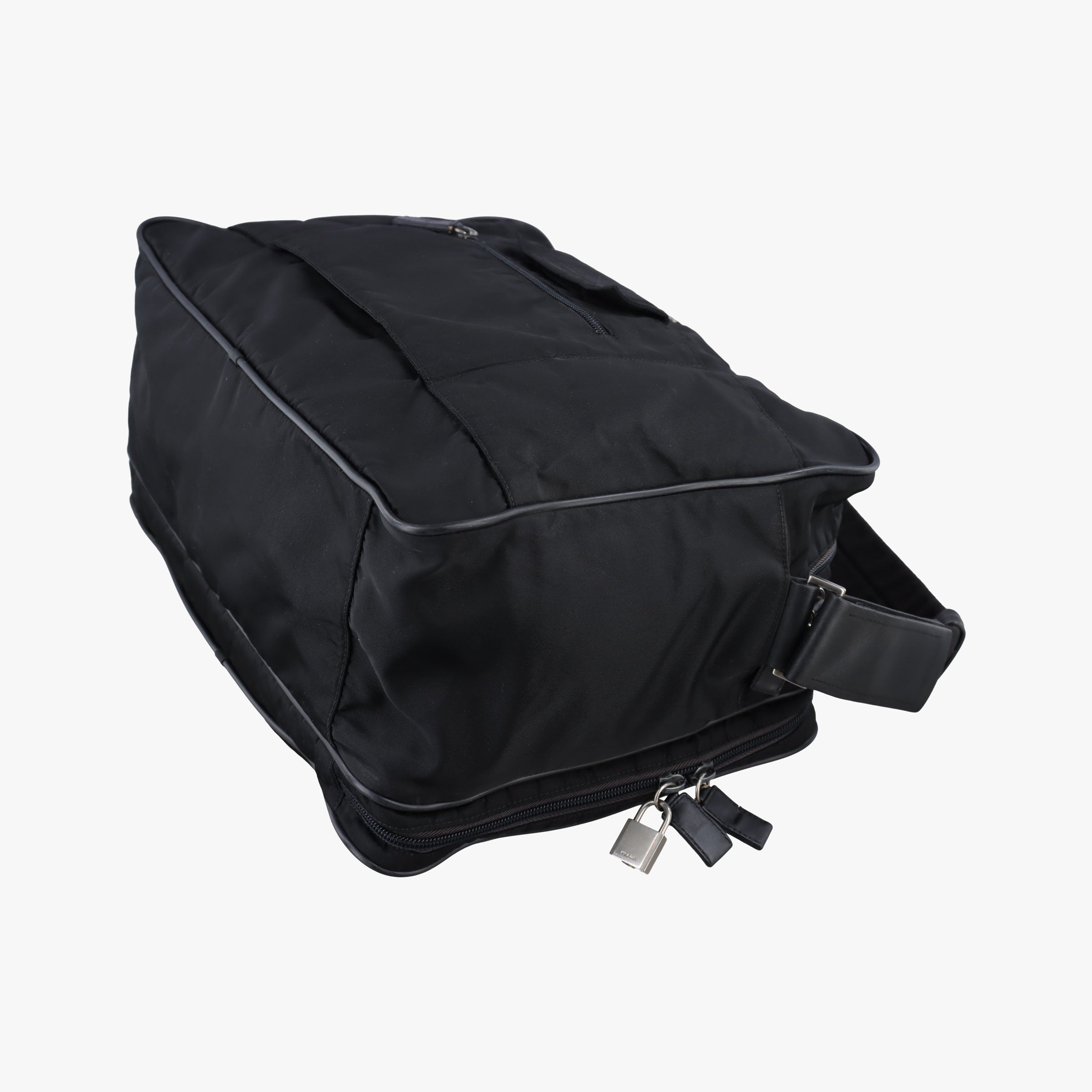 Pre-owned Prada Tessuto Black Nylon 1BB024 shoulderbag | stylenewstar