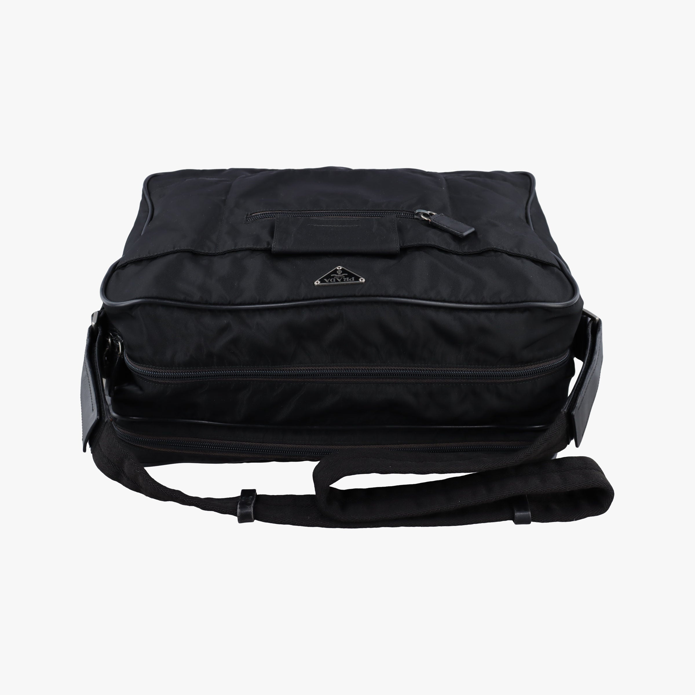Pre-owned Prada Tessuto Black Nylon 1BB024 shoulderbag | stylenewstar
