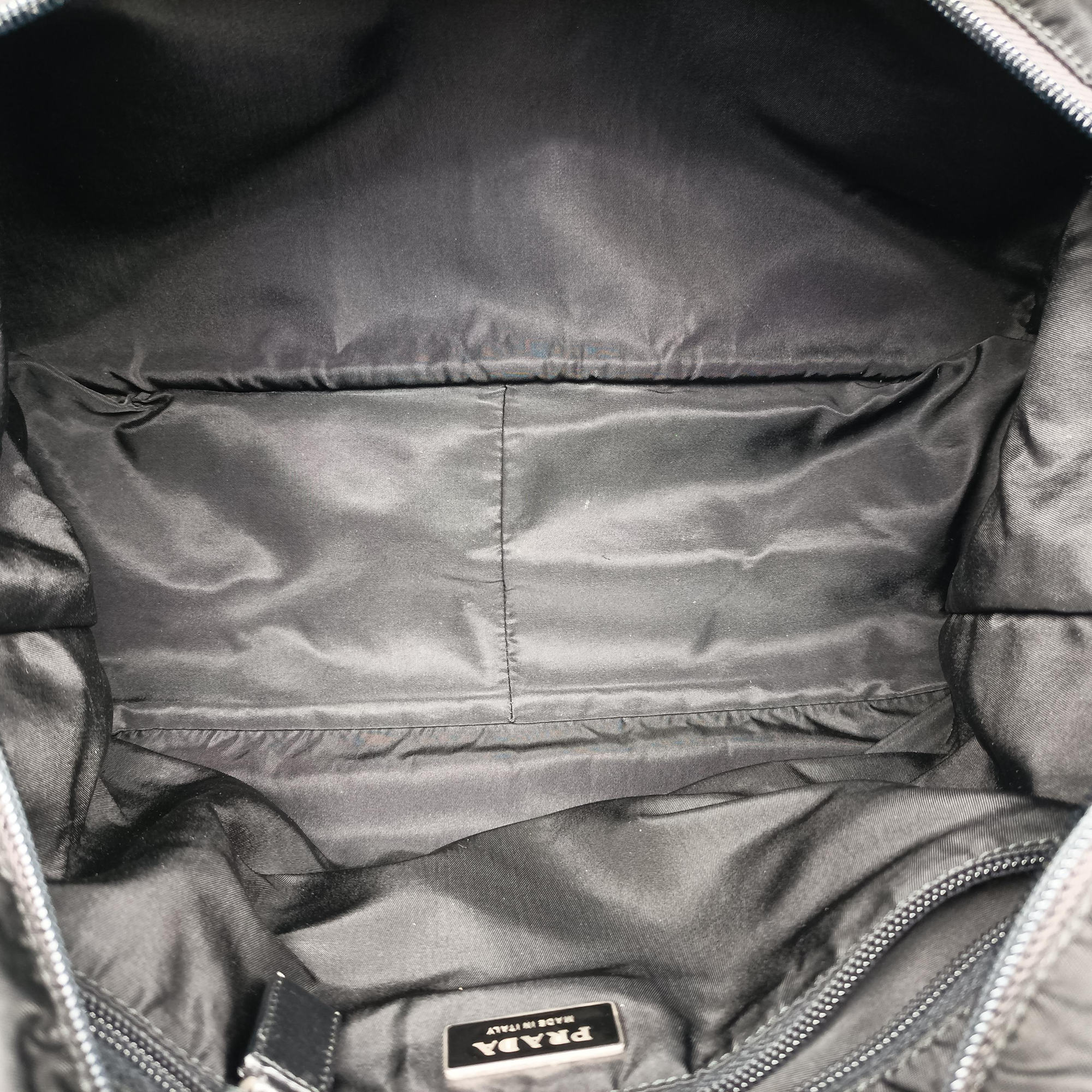 Pre-owned Prada Tessuto Black Nylon 1BB024 shoulderbag | stylenewstar