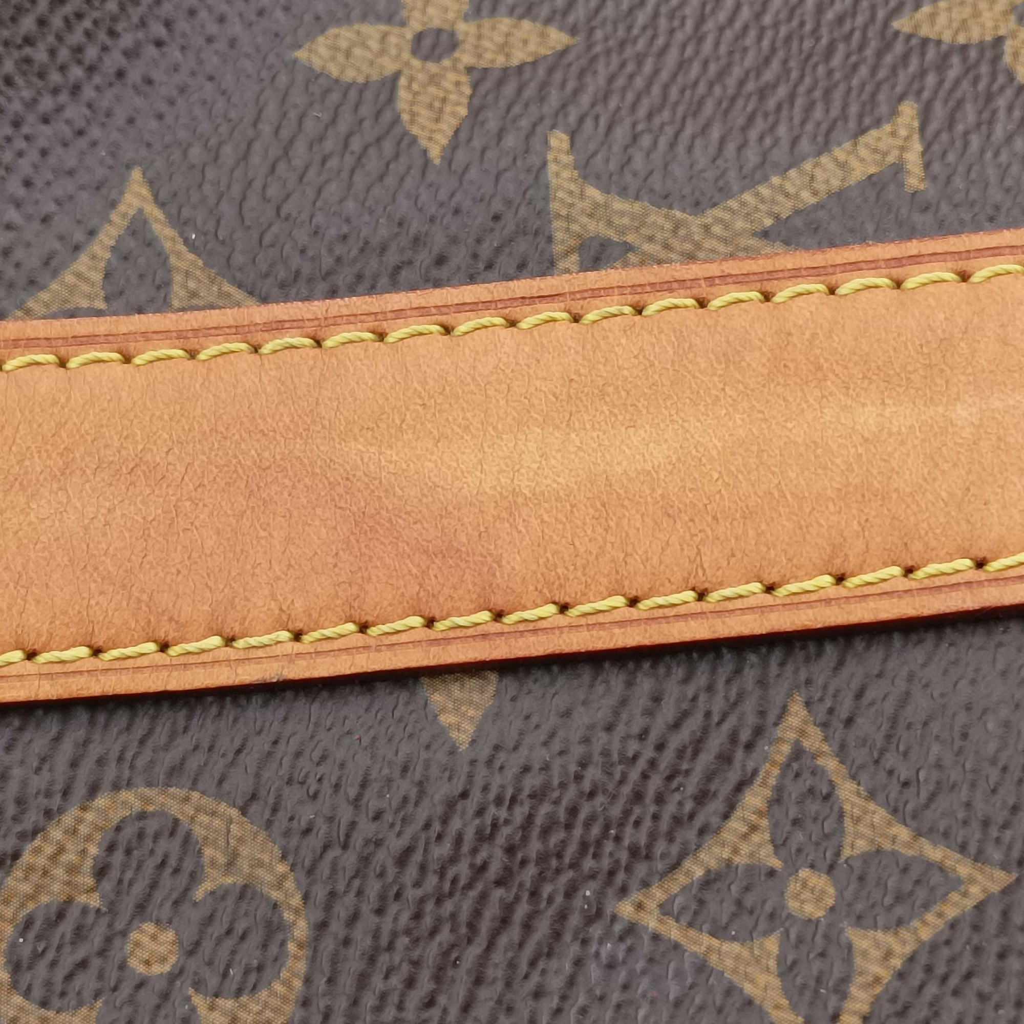 Pre-owned Louis Vuitton keepall 55 brown Monogram canvas M41424 handbag | stylenewstar